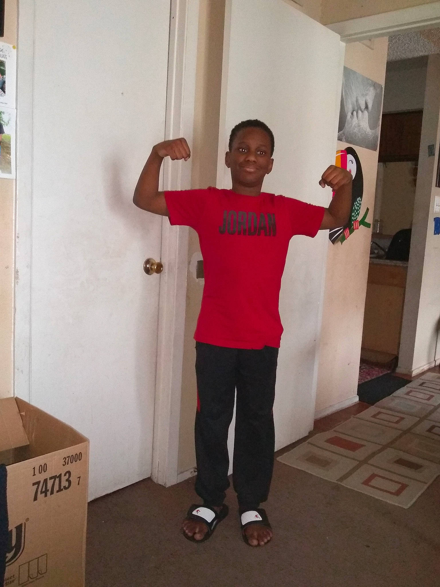 Arrow joined the competition — help win amazing prizes! arm, fun, joint, joy, muscle, person, room, shoulder, standing, t_shirt, top