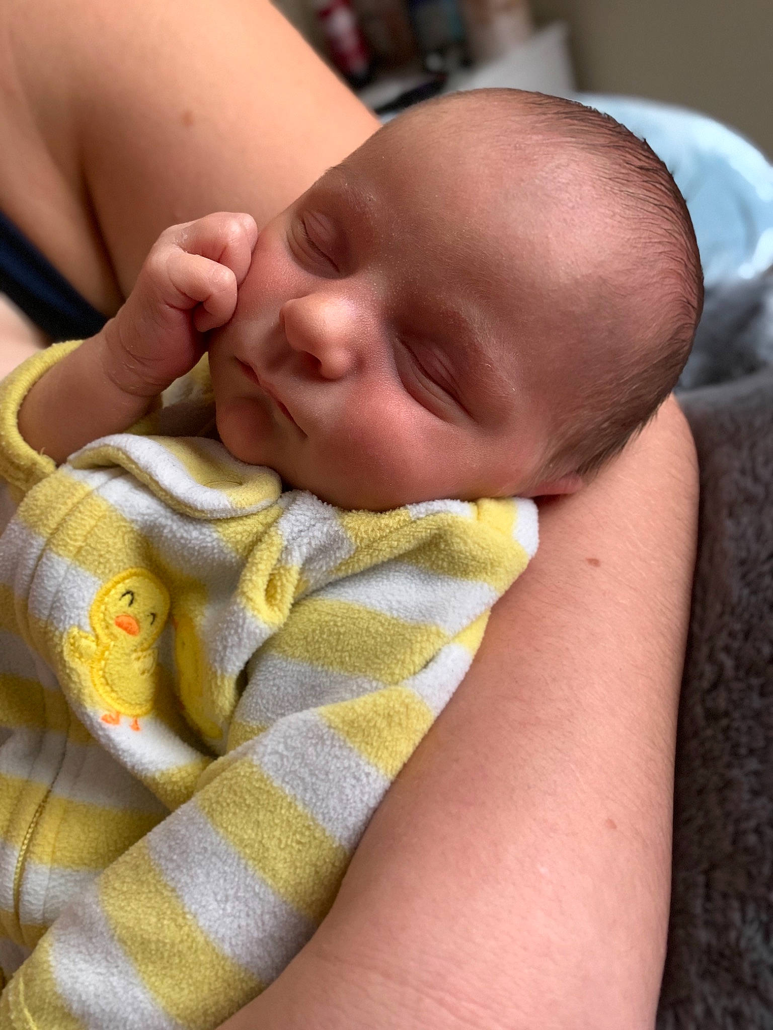 Weslee joined the competition — help win amazing prizes! baby, baby_products, baby_sleeping, baby_toddler_clothing, bedtime, birth, cheek, child, childbirth, comfort, linens, nail, person, skin, sleep, toddler