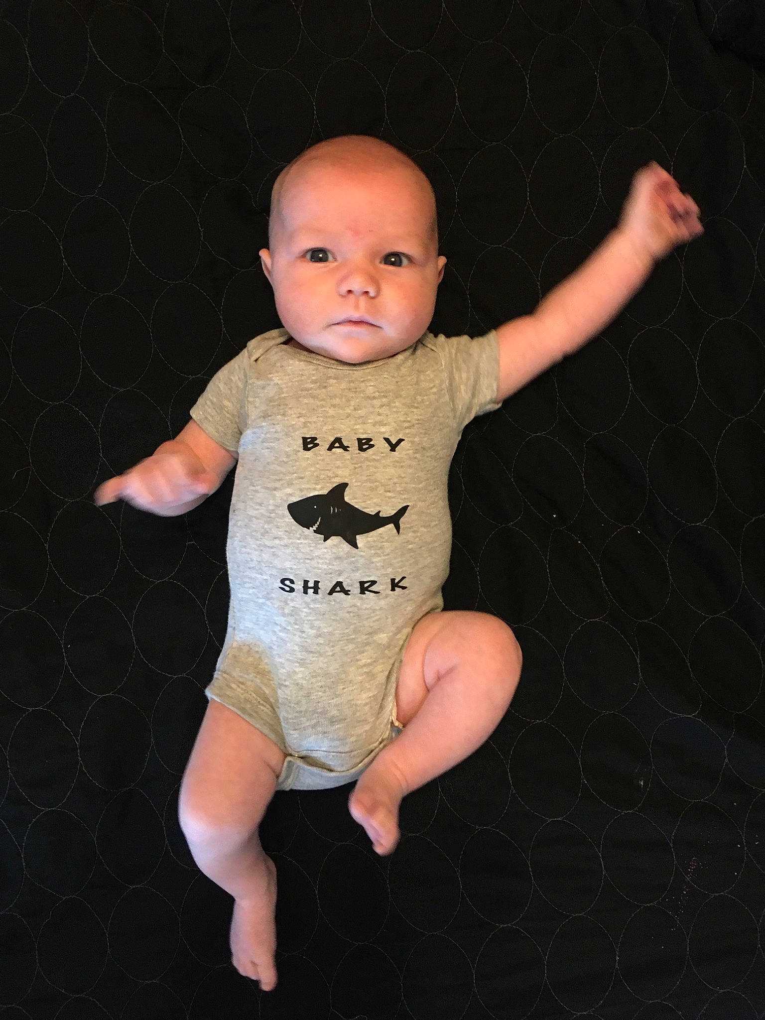 Clinton joined the competition — help win amazing prizes! arm, baby, baby_toddler_clothing, child, person, toddler