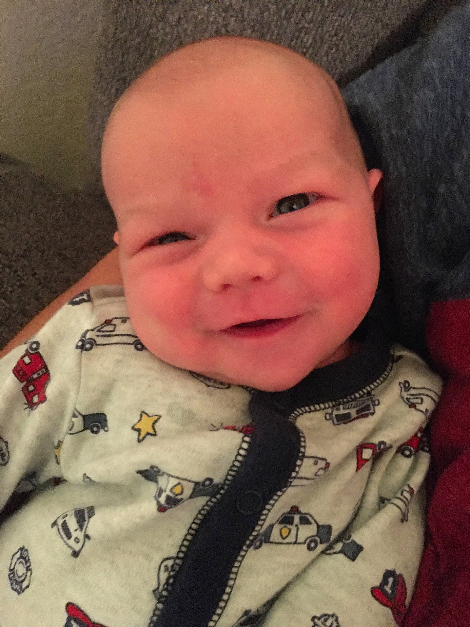 Clinton is registered to the contest to win money with this photo: baby, cheek, child, chin, ear, eye, eyebrow, face, facial_expression, forehead, head, iris, lip, mouth, nose, person, skin, smile, toddler