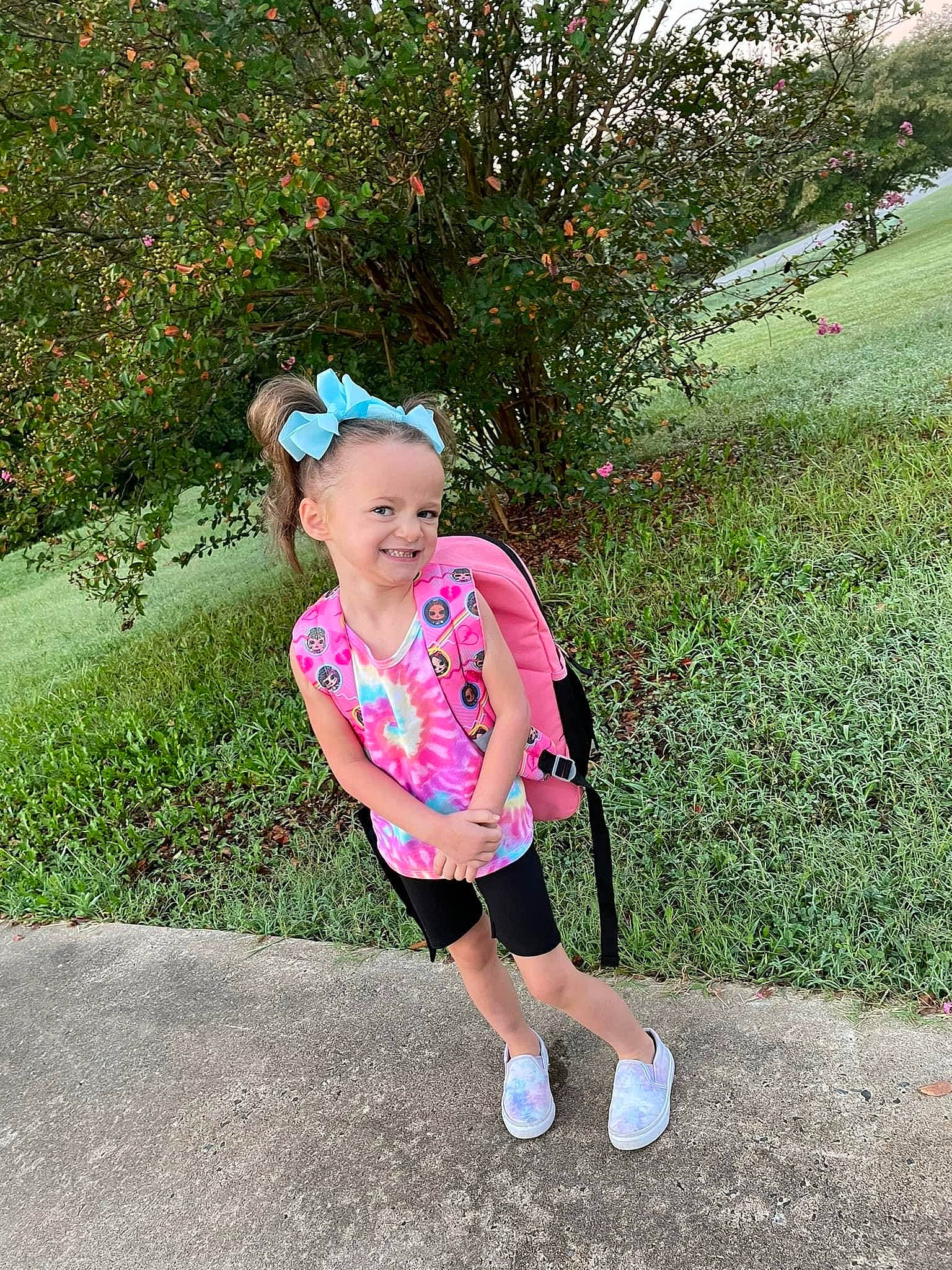Kenz'Lee joined the competition — help win amazing prizes! asphalt, baby_toddler_clothing, electric_blue, eyewear, flower, grass, grassland, happy, hat, joy, leaf, leisure, magenta, people_in_nature, person, plant, recreation, shorts, sleeve, smile