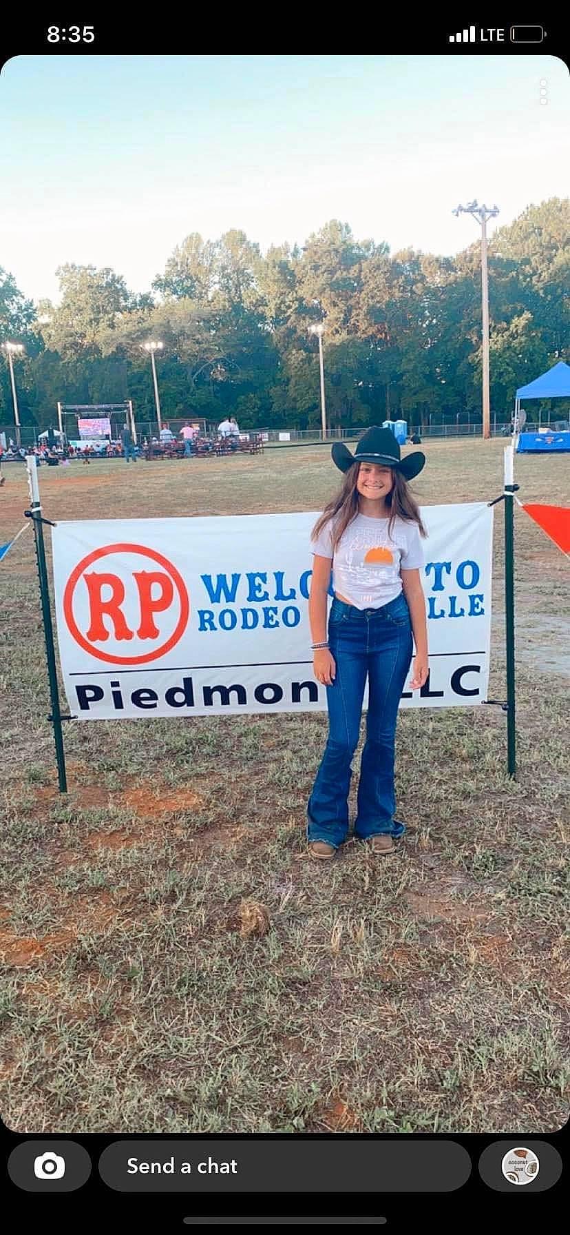 Roxy joined the competition — help win amazing prizes! advertising, asphalt, denim, electric_blue, eyewear, grass, hat, headwear, jeans, joy, landscape, leisure, person, plant, recreation, road, sky, smile, soil, sunglasses