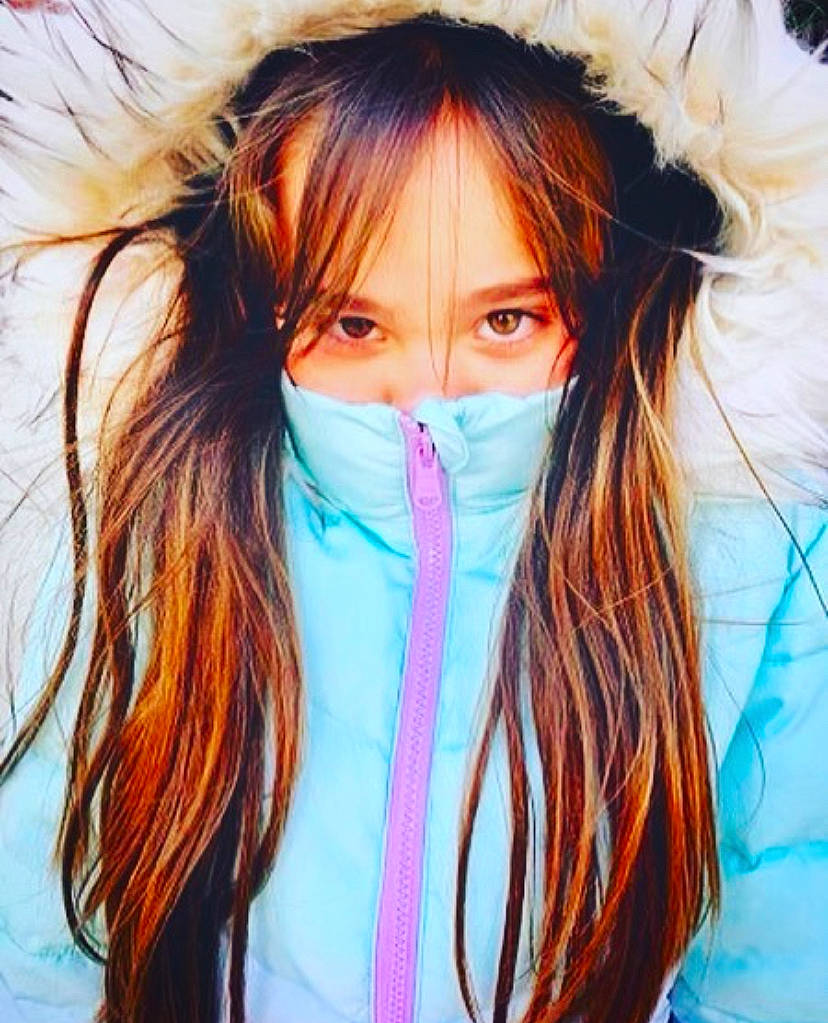 Kira joined the competition — help win amazing prizes! azure, bangs, black_hair, chin, eye, eyebrow, eyelash, face, happy, head, hime_cut, iris, jaw, layered_hair, lip, long_hair, mouth, neck, person, street_fashion