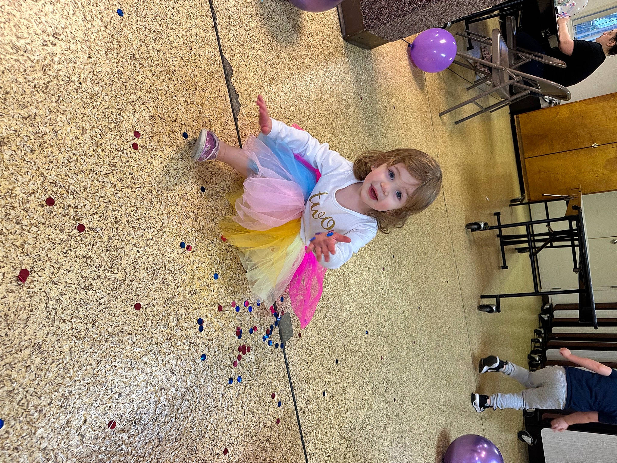 Larsyn joined the competition — help win amazing prizes! asphalt, child, concrete, flooring, fun, happy, leisure, person, play, recreation, road_surface, shadow, sidewalk, smile, soil, toddler, visual_arts