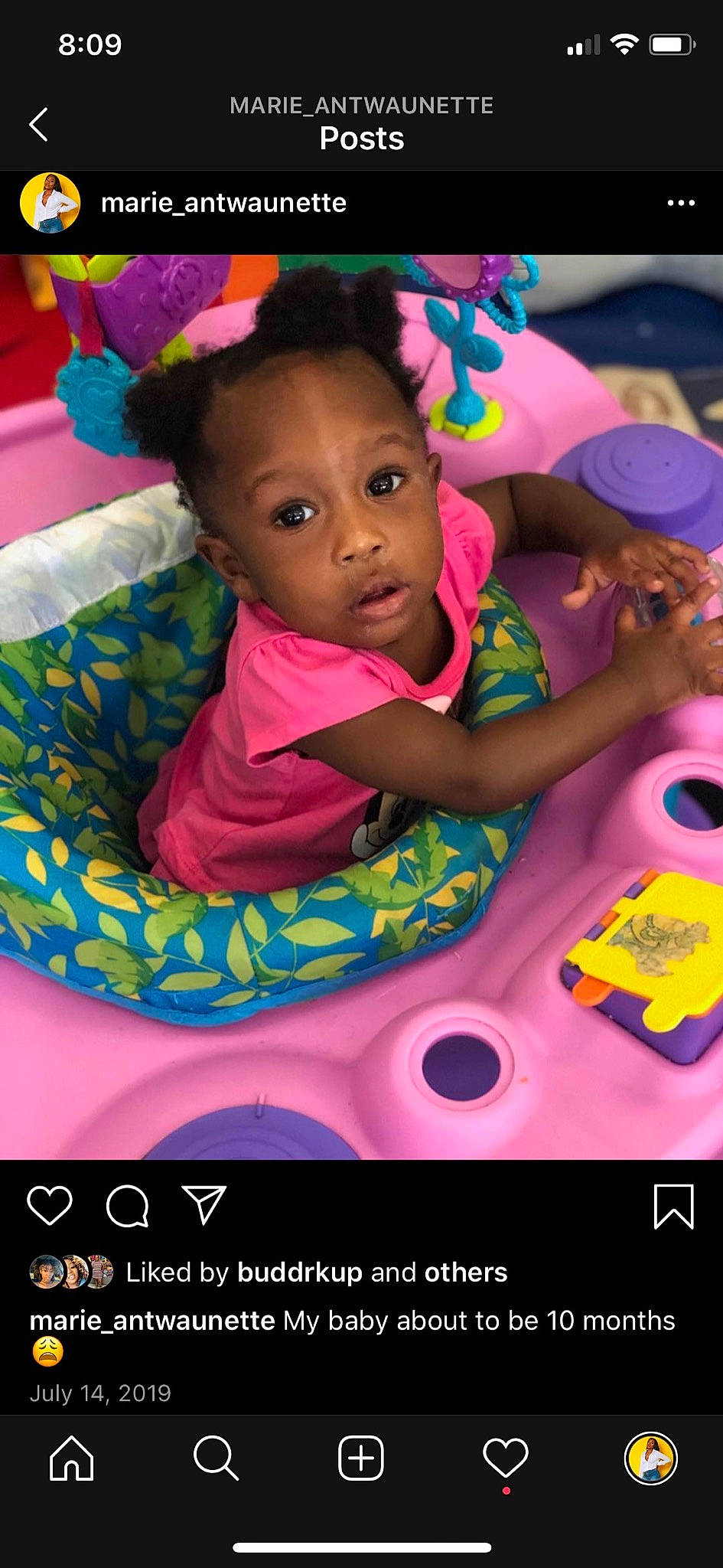 Amyah is registered to the contest to win money with this photo: baby, child, fun, magenta, person, photo_caption, play, product, toddler