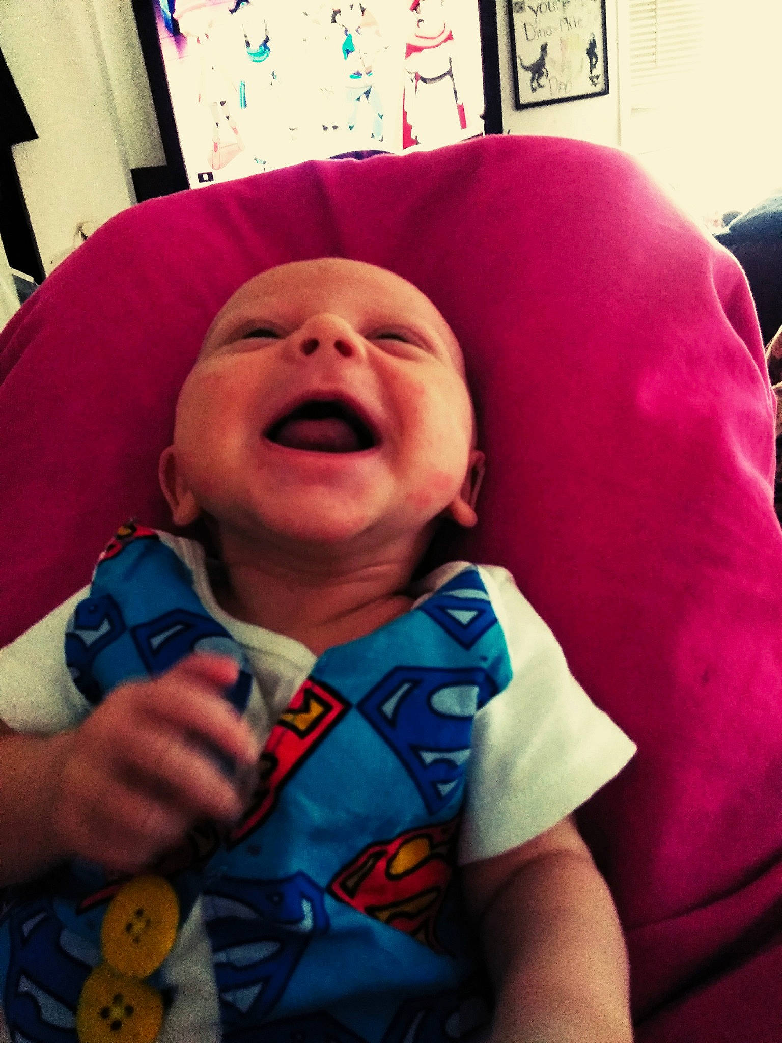 Fisher joined the competition — help win amazing prizes! baby, bedtime, birth, cheek, child, cool, face, facial_expression, fun, happy, head, headwear, laugh, mouth, person, skin, sleep, smile, toddler, tooth