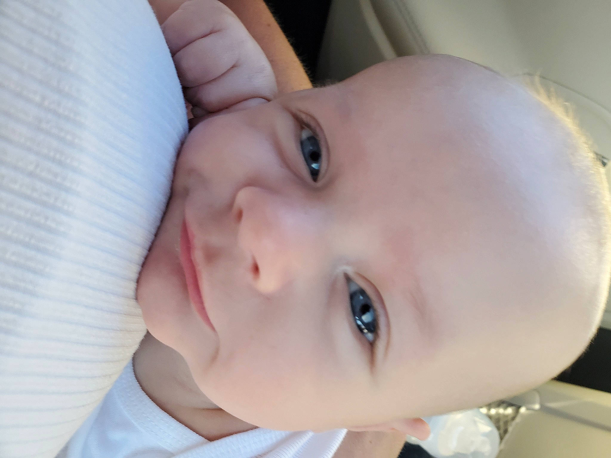 Axton is registered to the contest to win money with this photo: baby, baby_toddler_clothing, beauty, cheek, child, ear, eye, eyebrow, eyelash, finger, fun, happy, iris, lip, mouth, nose, person, portrait_photography, skin, smile