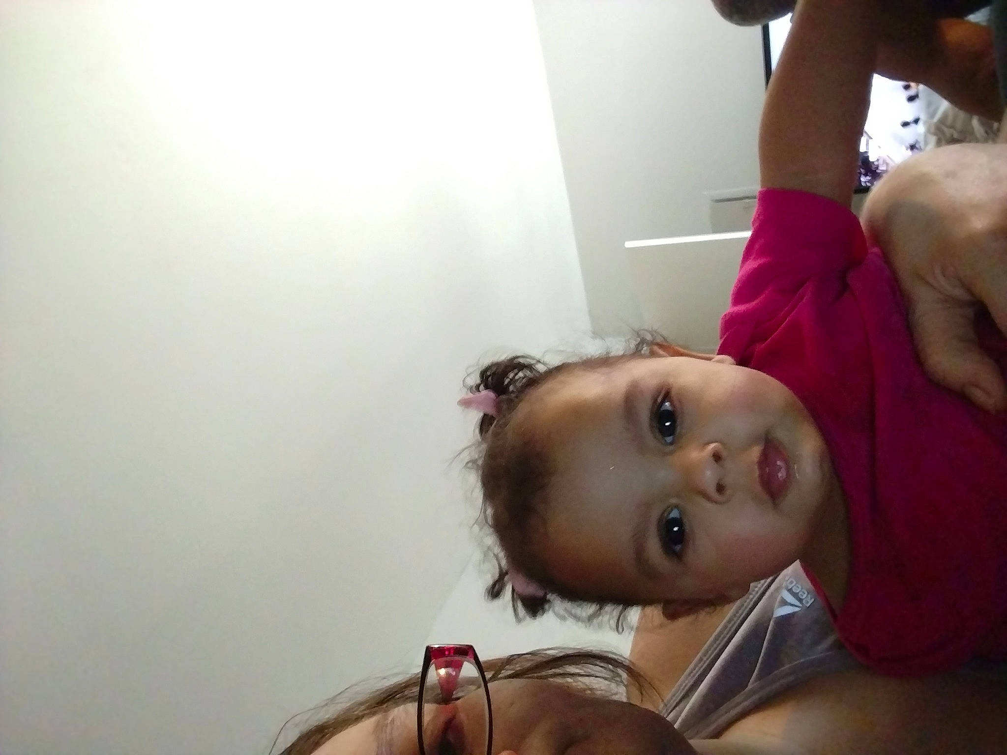 Carolina is registered to the contest to win money with this photo: abdomen, baby, black_hair, cheek, chest, ear, elbow, eyebrow, eyelash, gesture, happy, jaw, joint, lip, mouth, neck, nose, person, skin, toddler