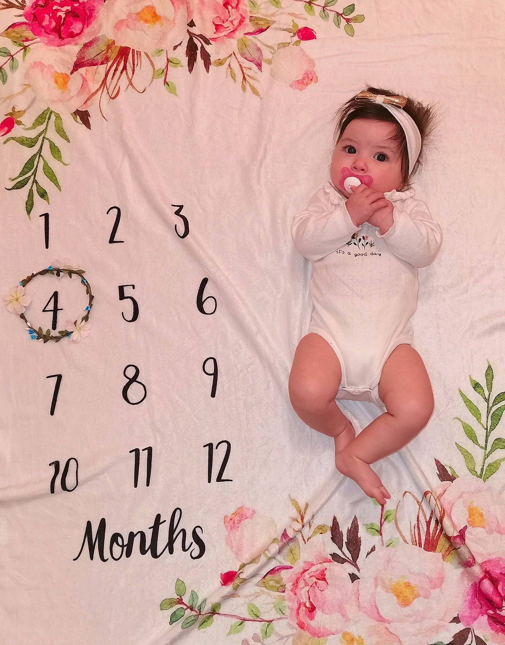 Romy participe au concours pour gagner de l'argent avec cette photo : artificial_flower, baby, baby_toddler_clothing, bonnet, costume_accessory, creative_arts, cut_flowers, embellishment, floral_design, hair_accessory, headband, headpiece, headwear, home_accessories, illustration, painting, peach, person, petal, pink