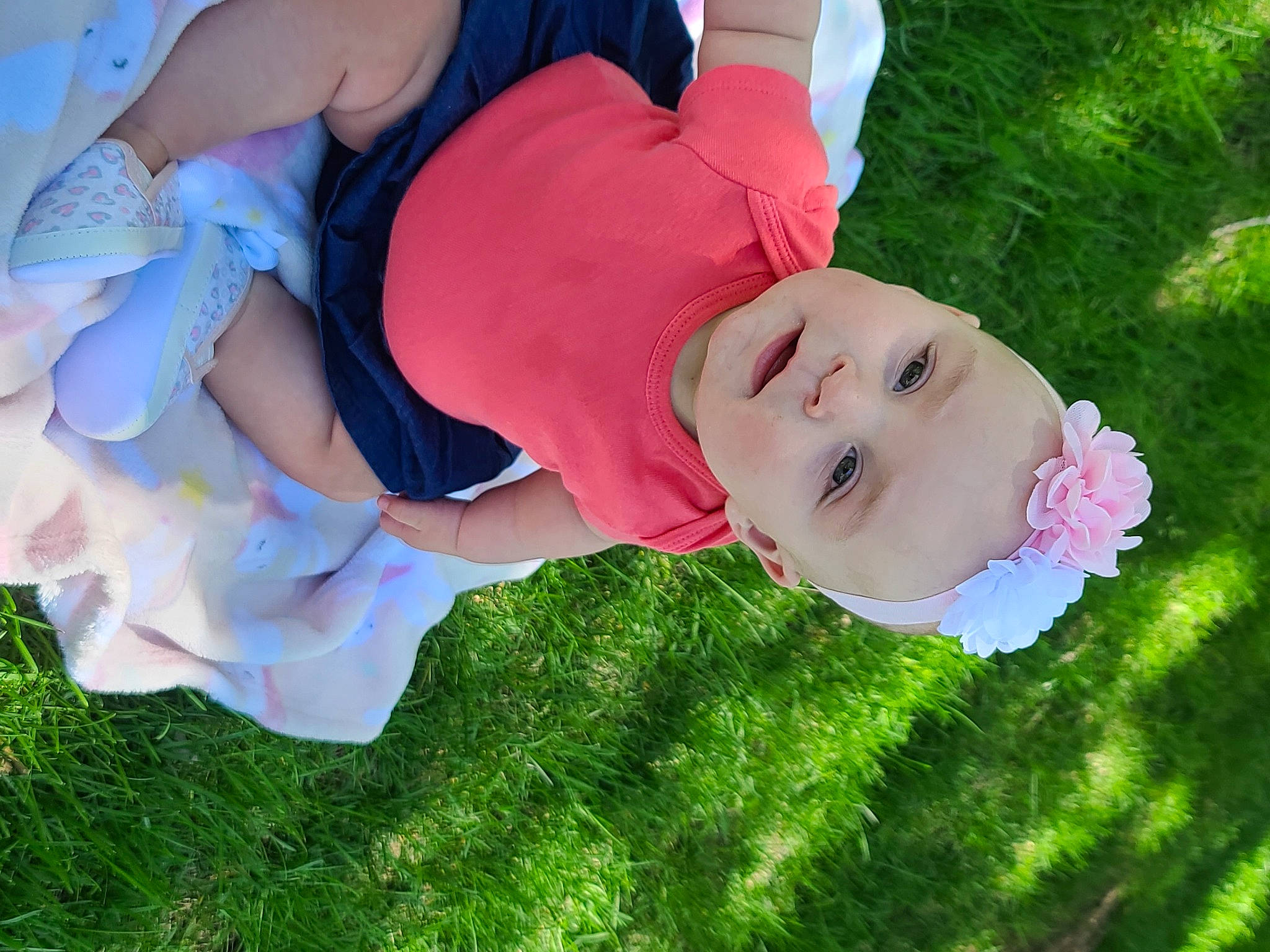 Kensington joined the competition — help win amazing prizes! baby, baby_toddler_clothing, child, fun, gesture, grass, grass_family, grassland, green, happy, hat, headwear, lawn, leisure, meadow, people_in_nature, person, plant, recreation, smile