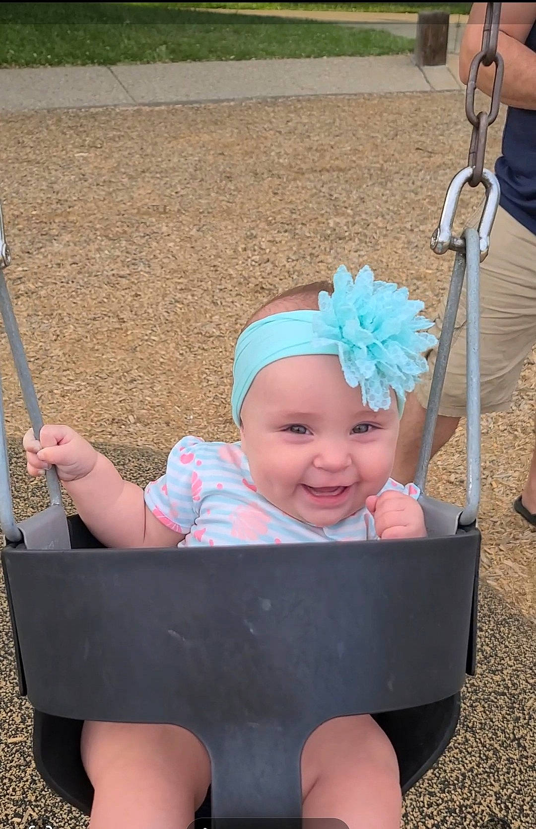 Kensington joined the competition — help win amazing prizes! baby, baby_products, baby_toddler_clothing, beauty, child, electric_blue, fun, grass, happy, hat, headwear, human_body, leisure, person, pink, product, recreation, shorts, smile, snapshot