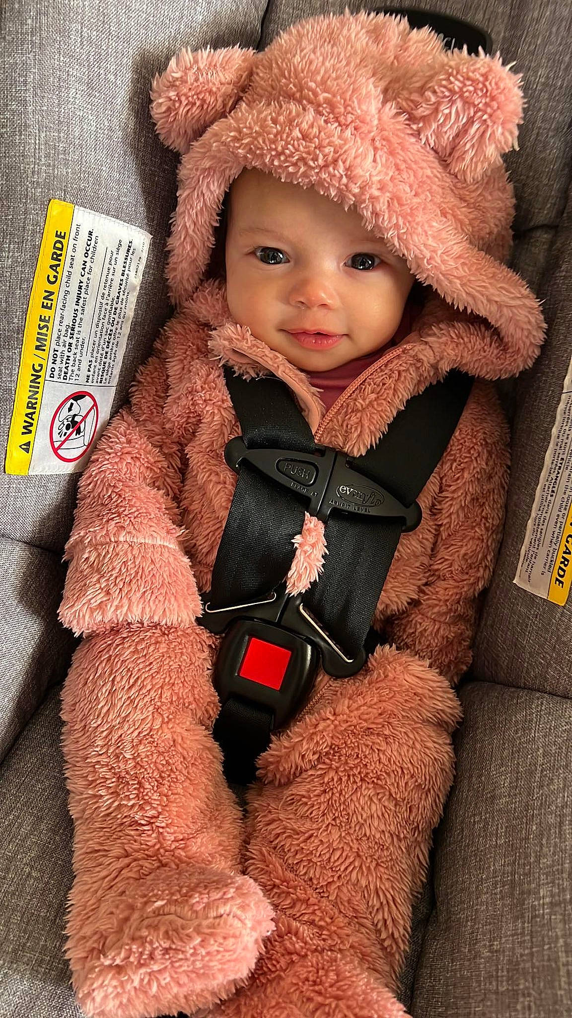 Indigo joined the competition — help win amazing prizes! baby, baby_toddler_clothing, cap, cheek, collar, comfort, eye, face, head, headgear, headwear, jacket, knit_cap, lip, nose, outerwear, person, skin, sleeve, textile