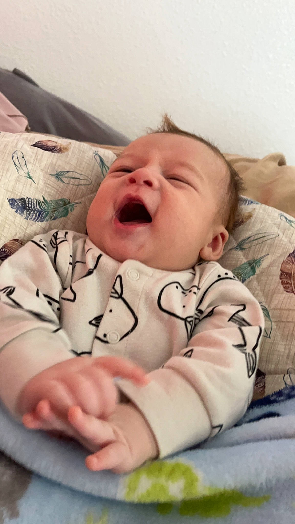 Legend joined the competition — help win amazing prizes! baby, baby_sleeping, baby_toddler_clothing, bed, bedtime, cheek, child, comfort, finger, happy, laugh, linens, person, portrait_photography, room, skin, sleep, sleeve, textile, toddler