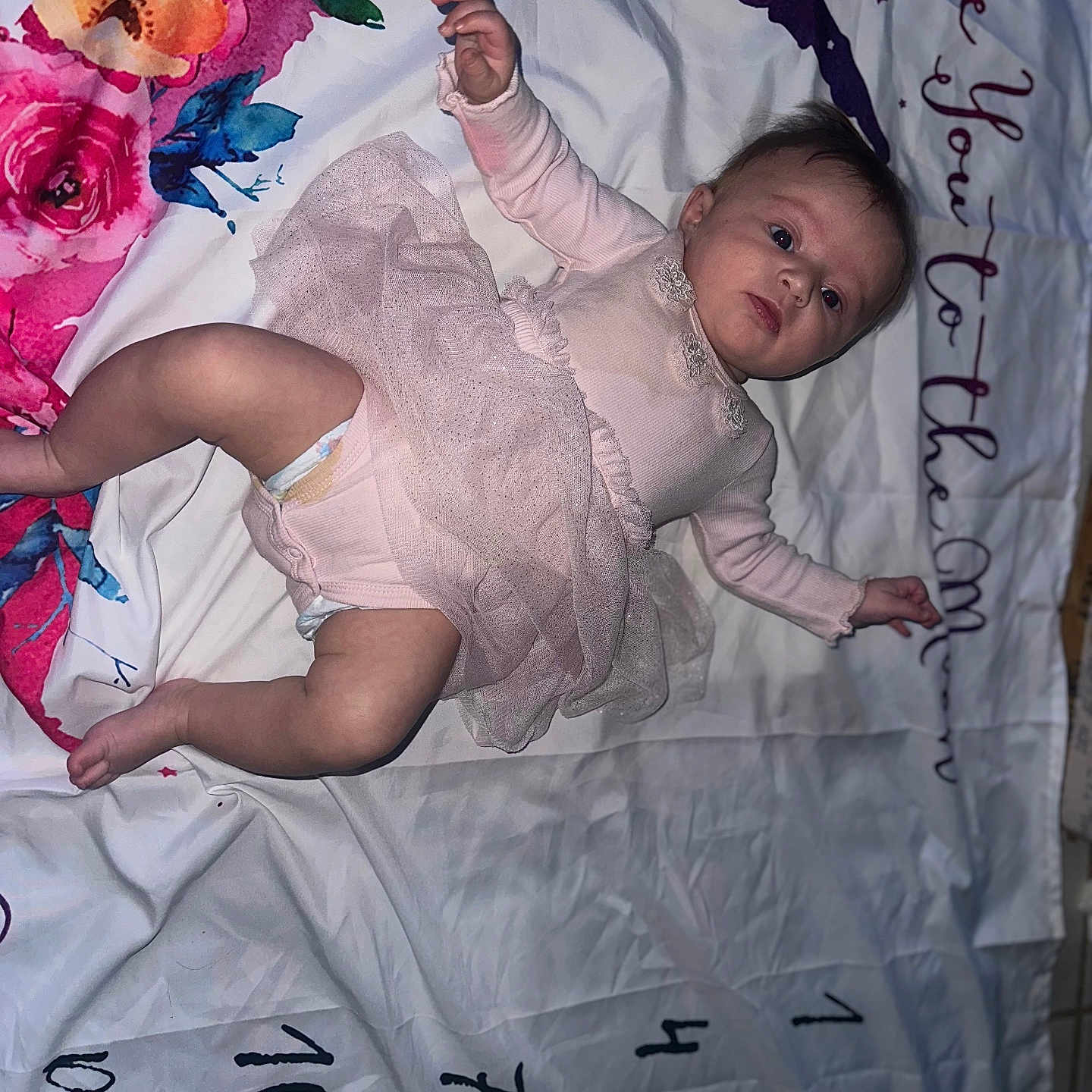 Raylene joined the competition — help win amazing prizes! baby, bed, blanket, bodypart, clothing, crib, dress, face, finger, flower, furniture, hand, head, infantbed, newborn, person, petal, photography, plant, portrait