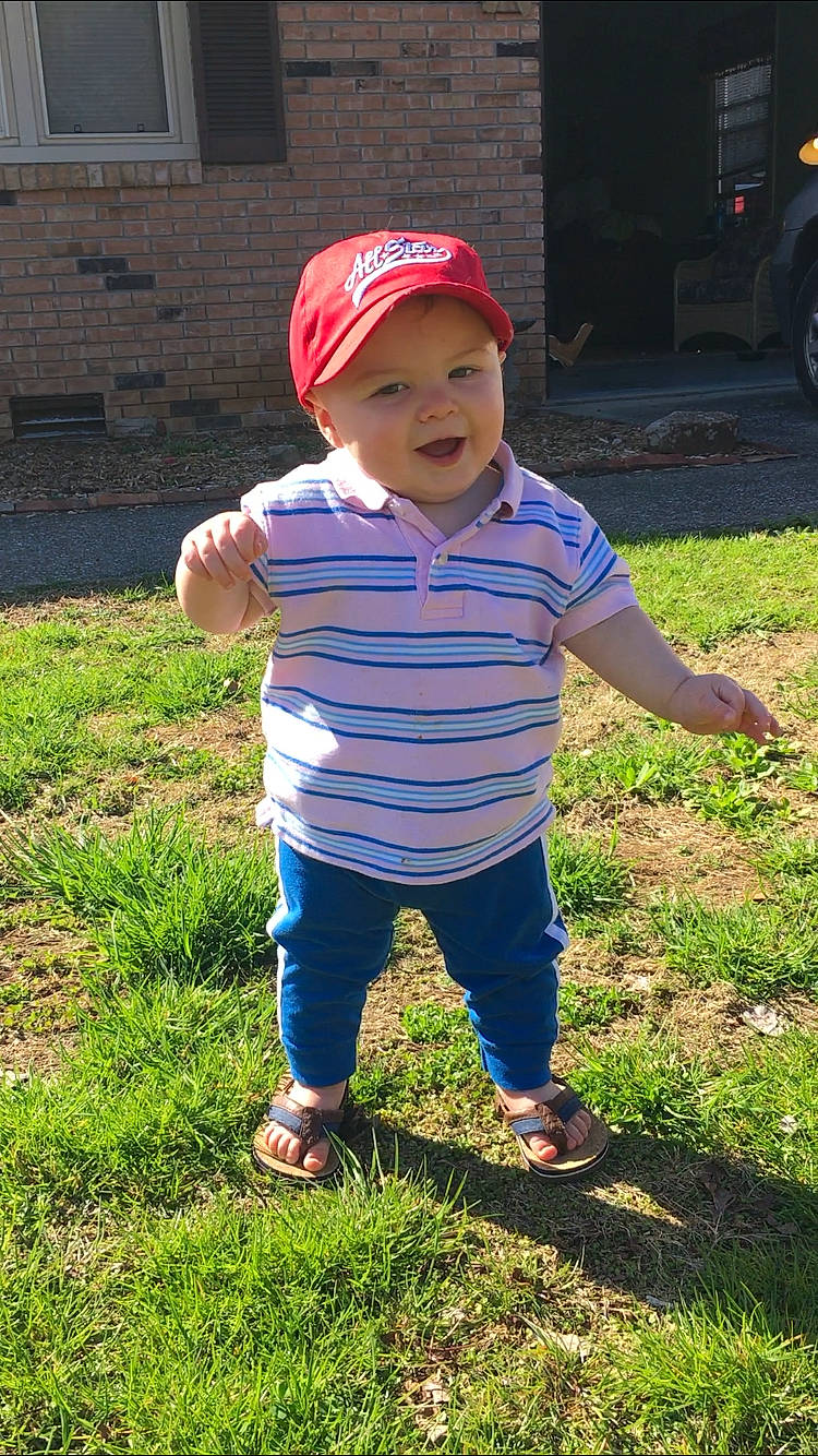 Cian joined the competition — help win amazing prizes! child, grass, headgear, headwear, person, play, t_shirt, toddler