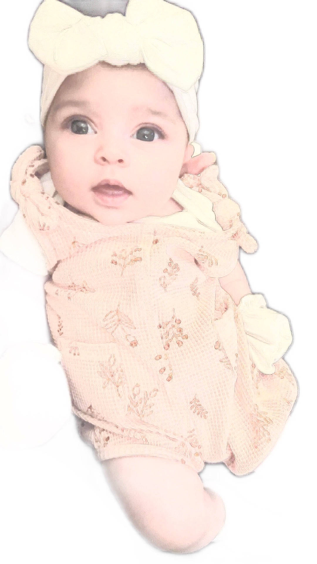 Daniella joined the competition — help win amazing prizes! accessories, baby, blanket, bonnet, cap, clothing, doll, dress, face, glove, hat, head, headband, newborn, person, photography, portrait, toy