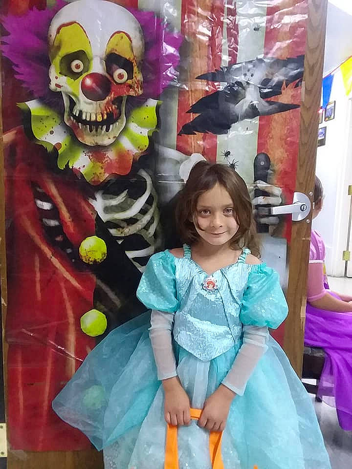 Aalanah joined the competition — help win amazing prizes! child, clown, costume, fun, girl, joy, person, pink, product, smile, toddler, toy