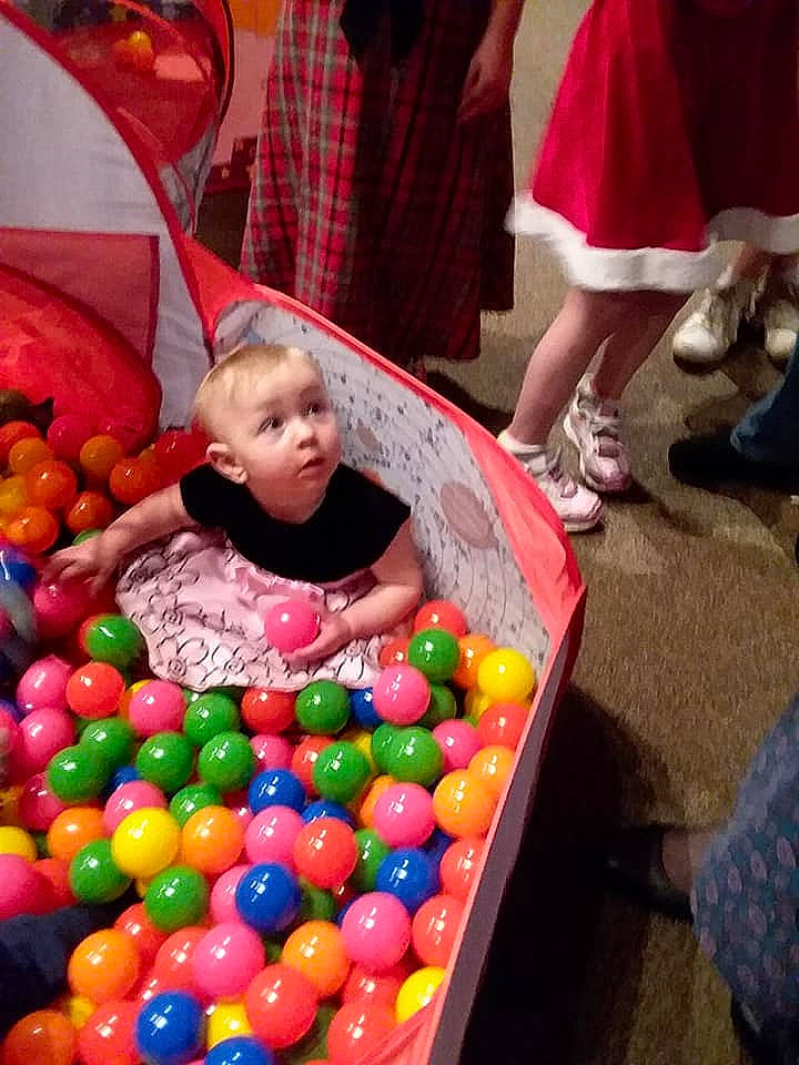 Navaughnah is registered to the contest to win money with this photo: ball_pit, child, fun, infant, leisure, person, play, product, toddler, toy