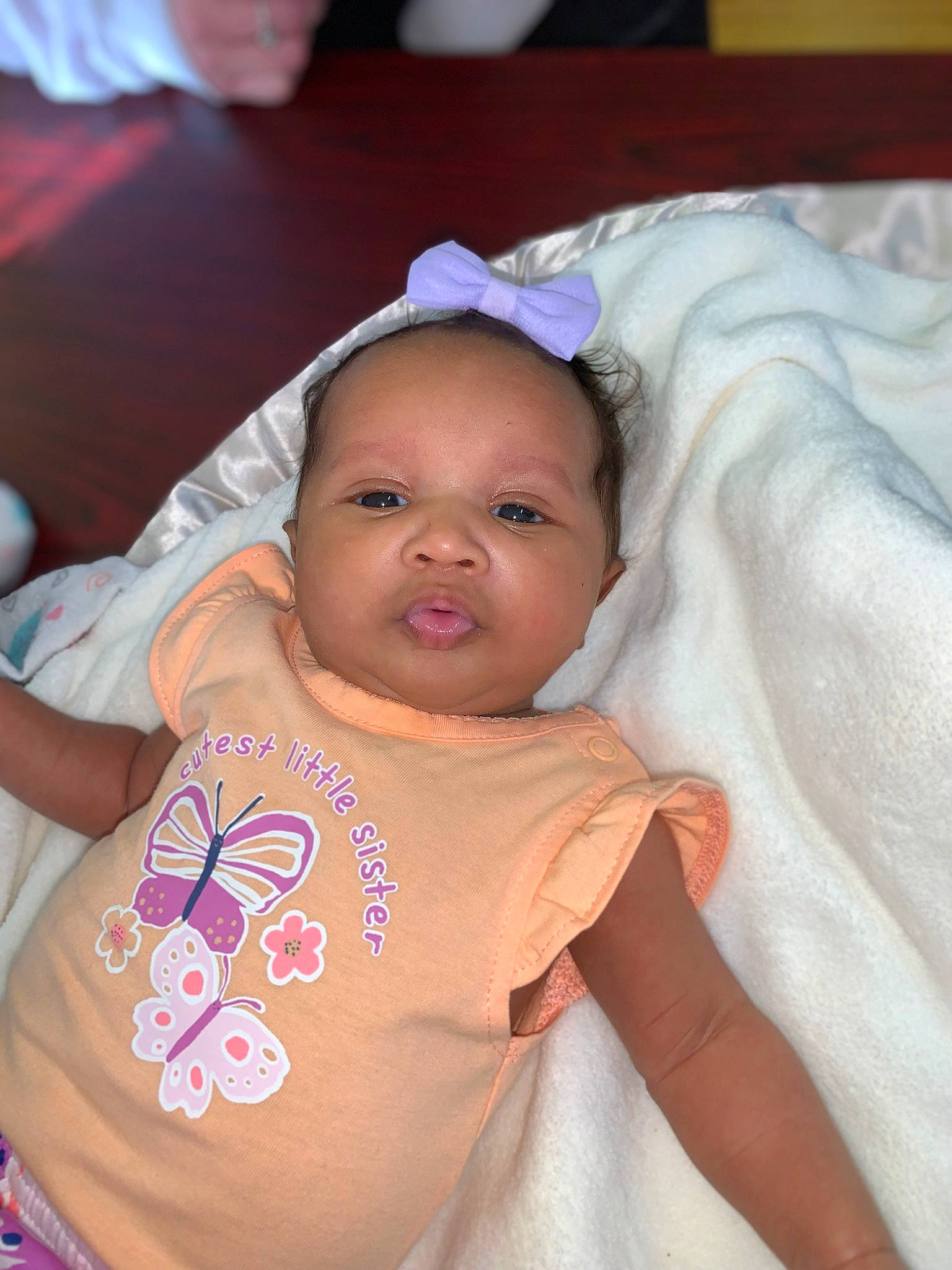 Jaylani joined the competition — help win amazing prizes! baby, baby_toddler_clothing, cheek, chest, child, chin, close_up, comfort, eye, eyebrow, happy, human_body, iris, lip, mouth, nose, person, skin, sleeve, toddler