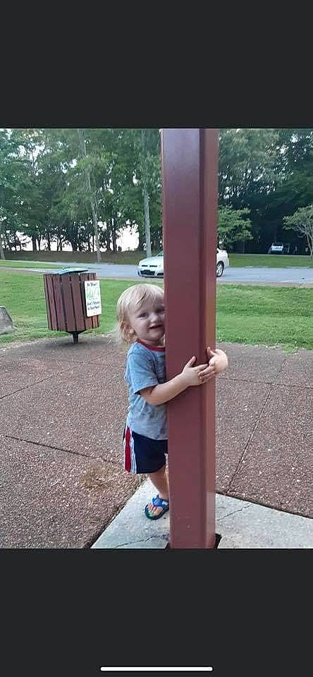 Jaylon joined the competition — help win amazing prizes! asphalt, baby, car, grass, happy, joy, leisure, line, mammal, person, pink, plant, product, public_space, shorts, standing, t_shirt, toddler, tree, wheel