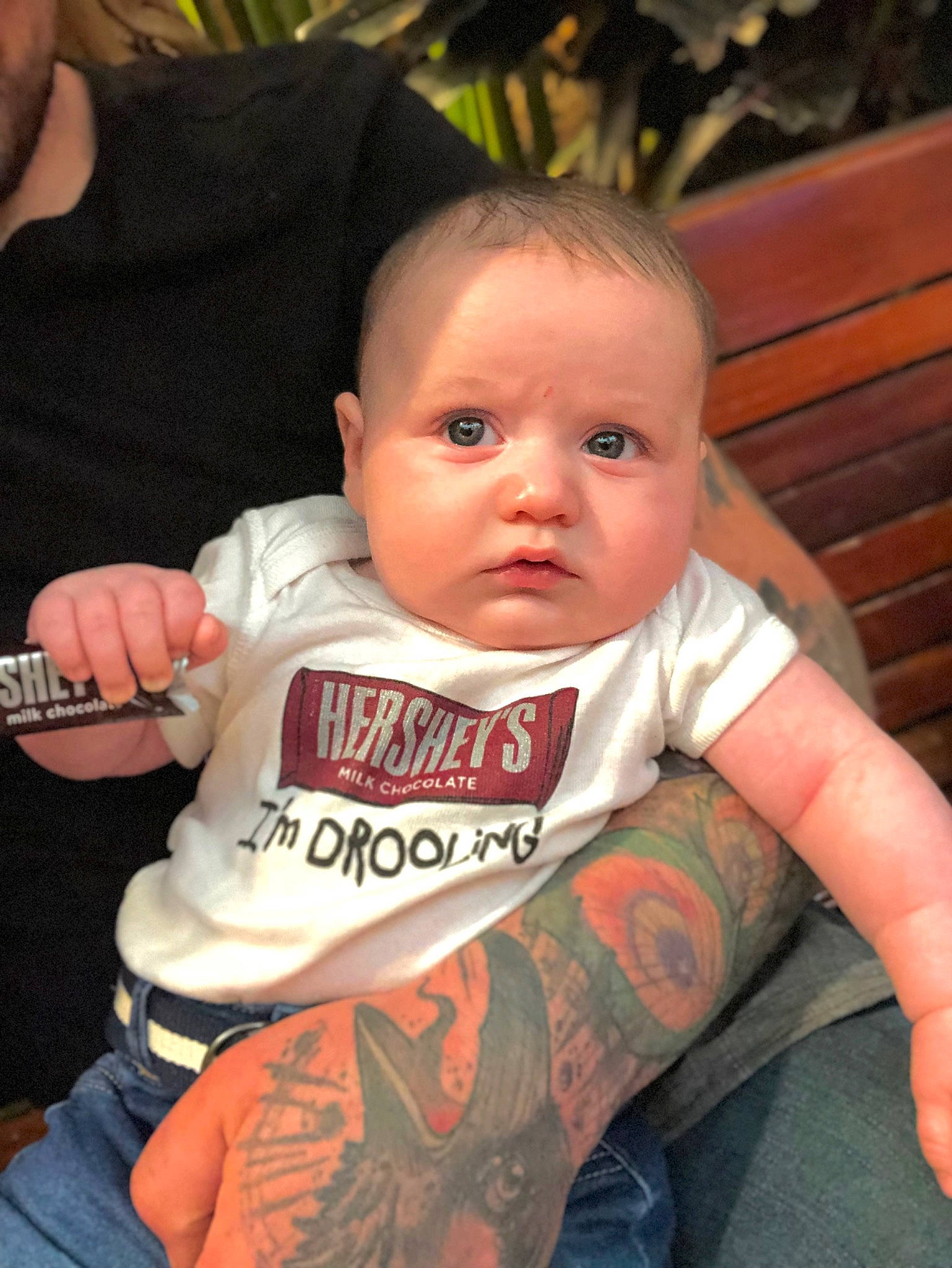 Hayven is registered to the contest to win money with this photo: baby, baby_toddler_clothing, cheek, child, comfort, elbow, finger, flash_photography, gesture, hairstyle, happy, human_body, mouth, muscle, person, sitting, skin, sleeve, toddler, trunk