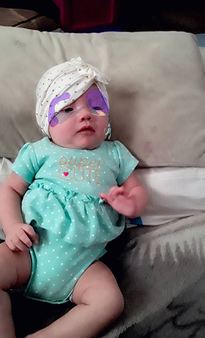 Leyla joined the competition — help win amazing prizes! baby, baby_toddler_clothing, cap, child, comfort, eye, fashion_accessory, flash_photography, fun, grass, happy, hat, headgear, headwear, magenta, person, pink, purple, sitting, skin