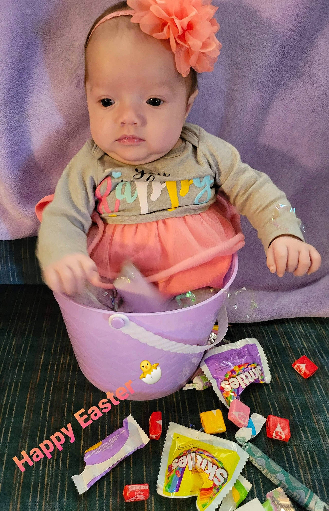 Leyla joined the competition — help win amazing prizes! baby, baby_carriage, baby_playing_with_toys, baby_products, baby_safety, baby_toddler_clothing, baby_toys, cheek, child, doll, happy, magenta, pattern, peach, person, pink, play, sitting, sleeve, toddler