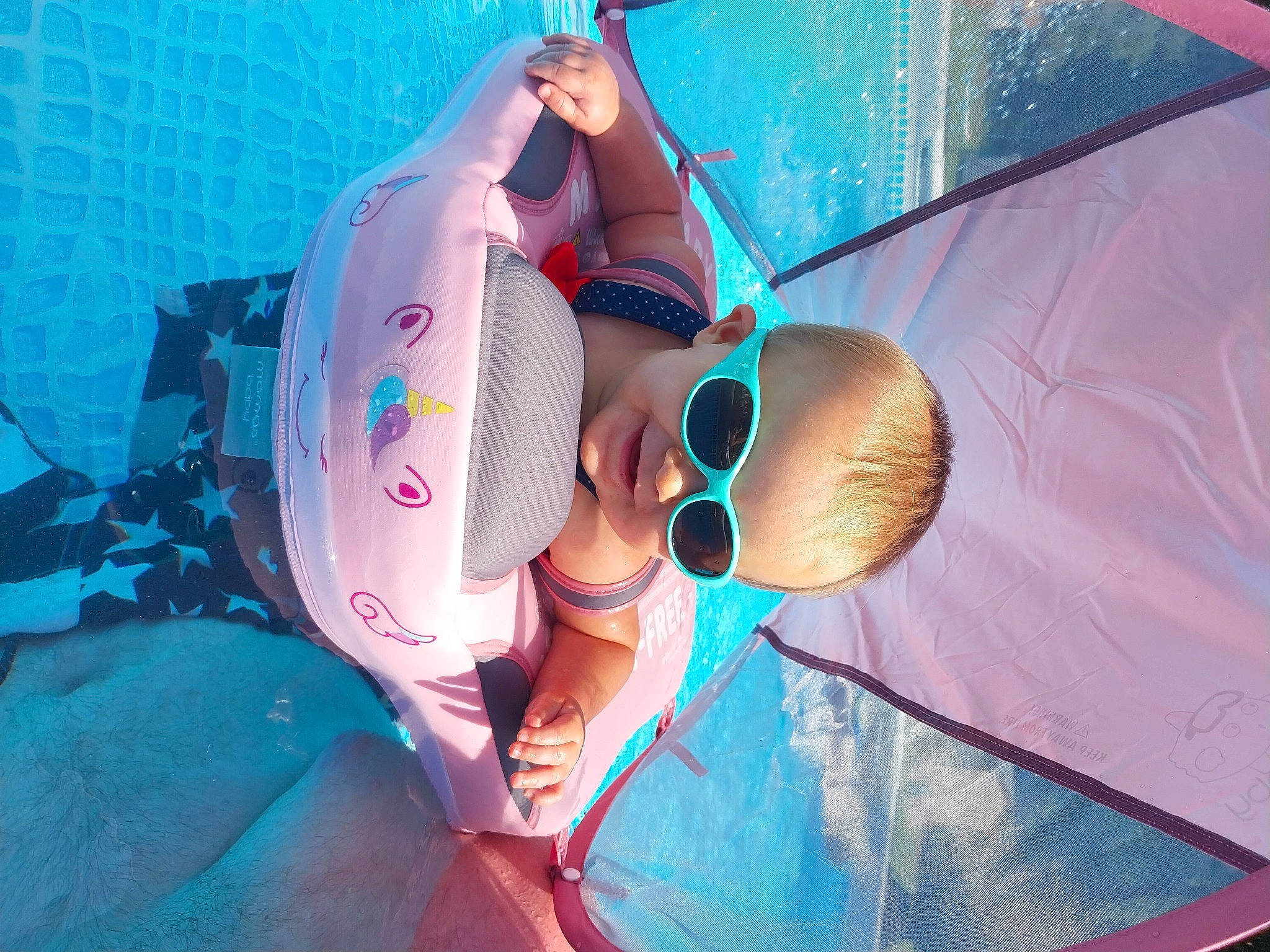 Rebecca joined the competition — help win amazing prizes! baby, child, event, eyewear, fashion_accessory, fun, gesture, goggles, happy, helmet, leisure, magenta, mouth, person, personal_protective_equipment, pink, recreation, space, sunglasses, toddler