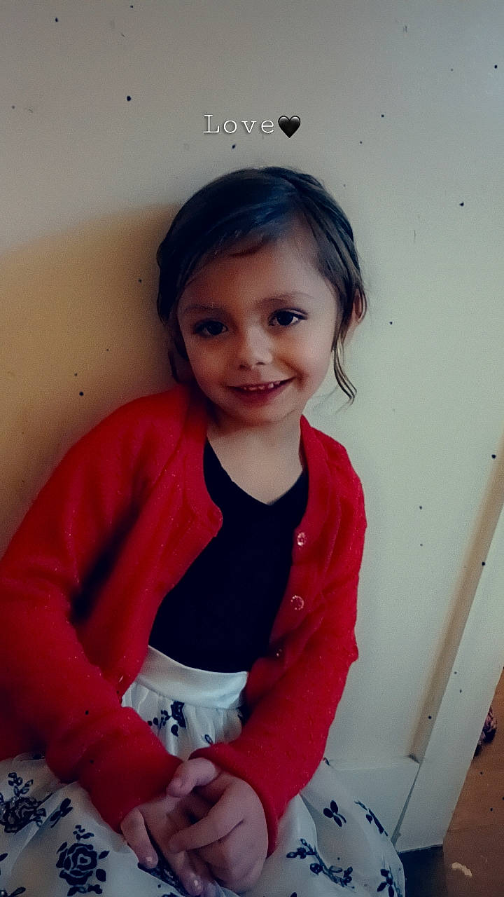 Destinee joined the competition — help win amazing prizes! baby_toddler_clothing, black_hair, cheek, chin, cool, elbow, eye, flash_photography, fun, happy, iris, joint, joy, lip, neck, person, shoulder, skin, sleeve, smile