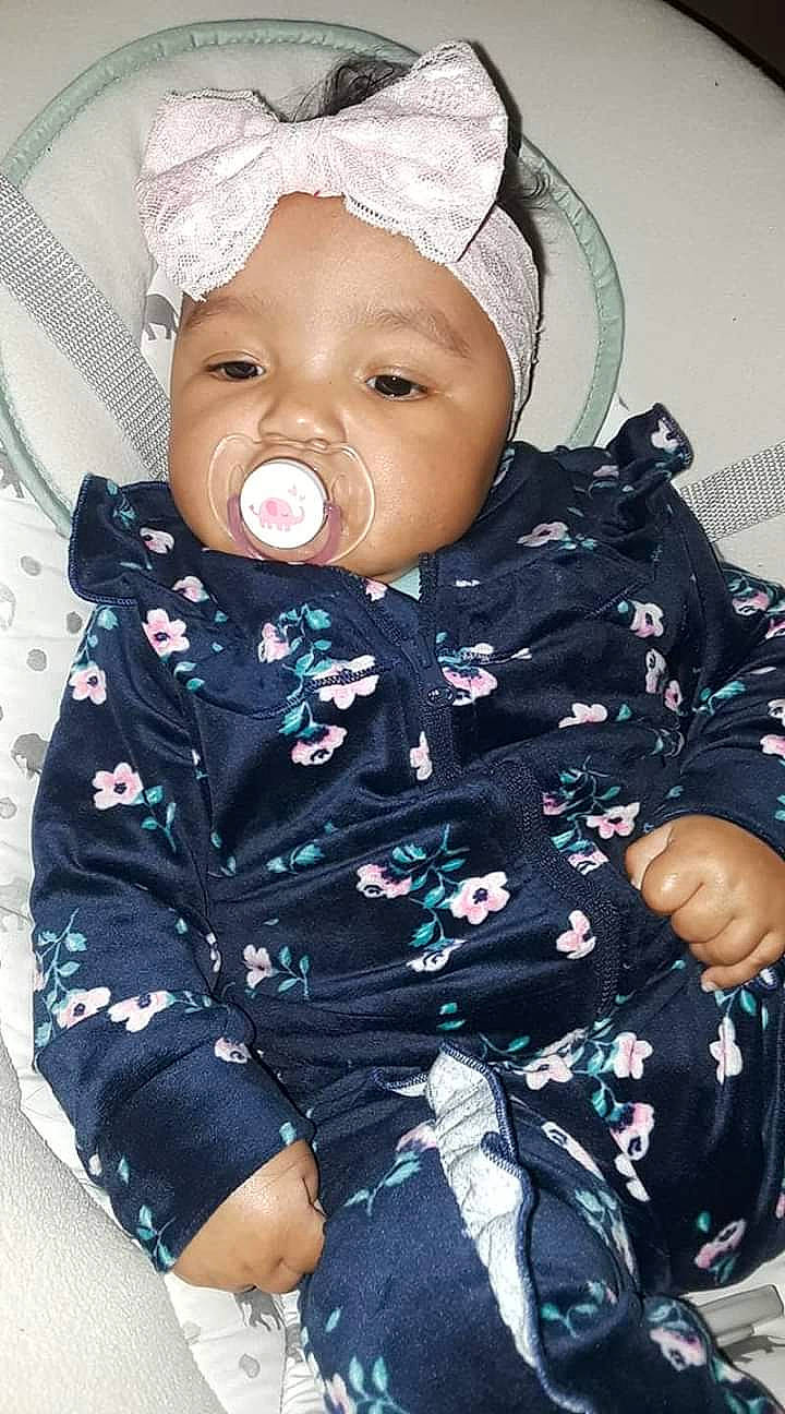 Makylah joined the competition — help win amazing prizes! beanie, cap, child, cool, fun, girl, hair_accessory, headgear, infant, outerwear, person, product, skin, smile, textile, toddler