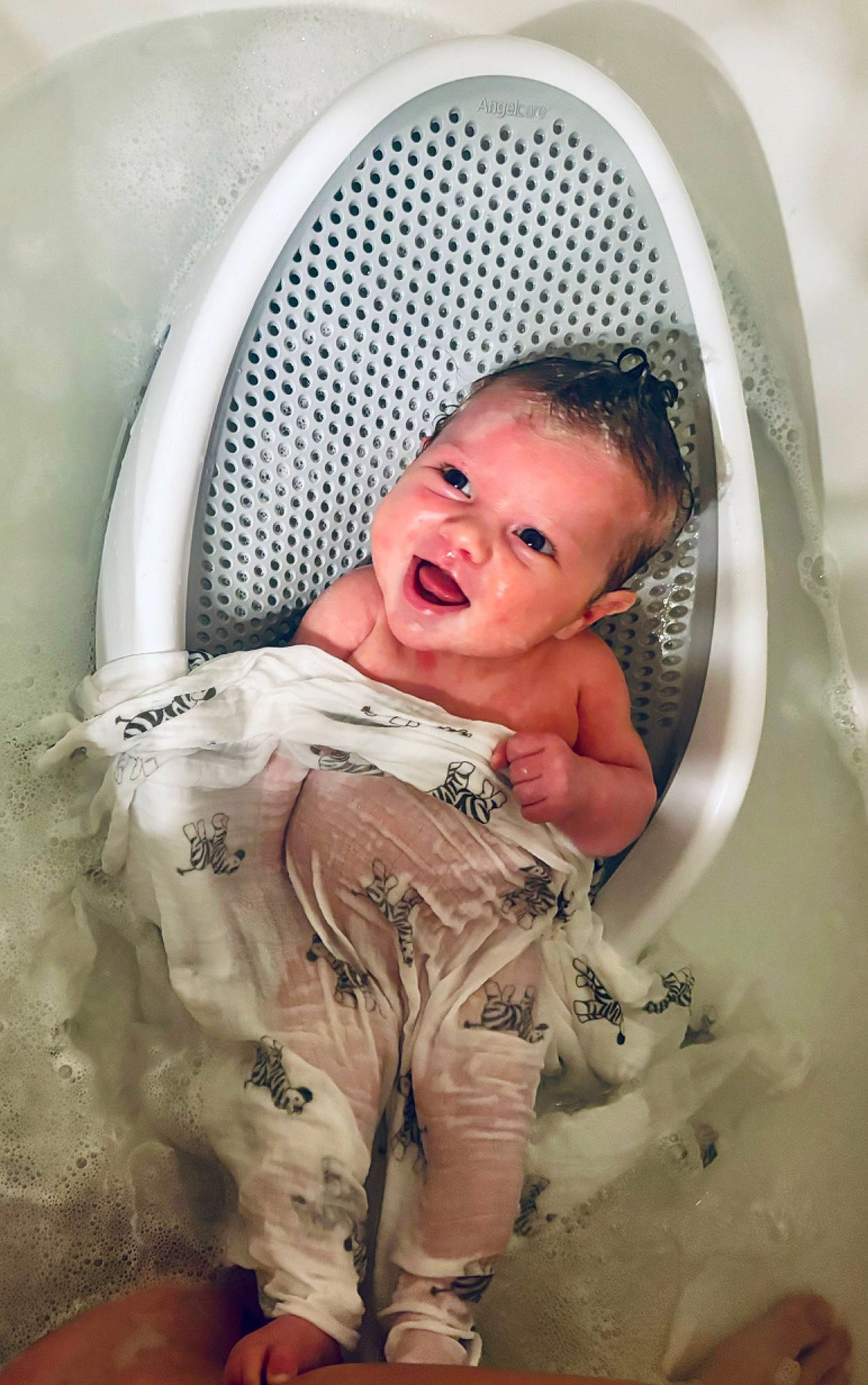 Elliana joined the competition — help win amazing prizes! baby, baby_toddler_clothing, child, comfort, eye, flash_photography, fun, happy, head, human_body, iris, mouth, nose, person, photograph, product, skin, sleeve, smile, snapshot