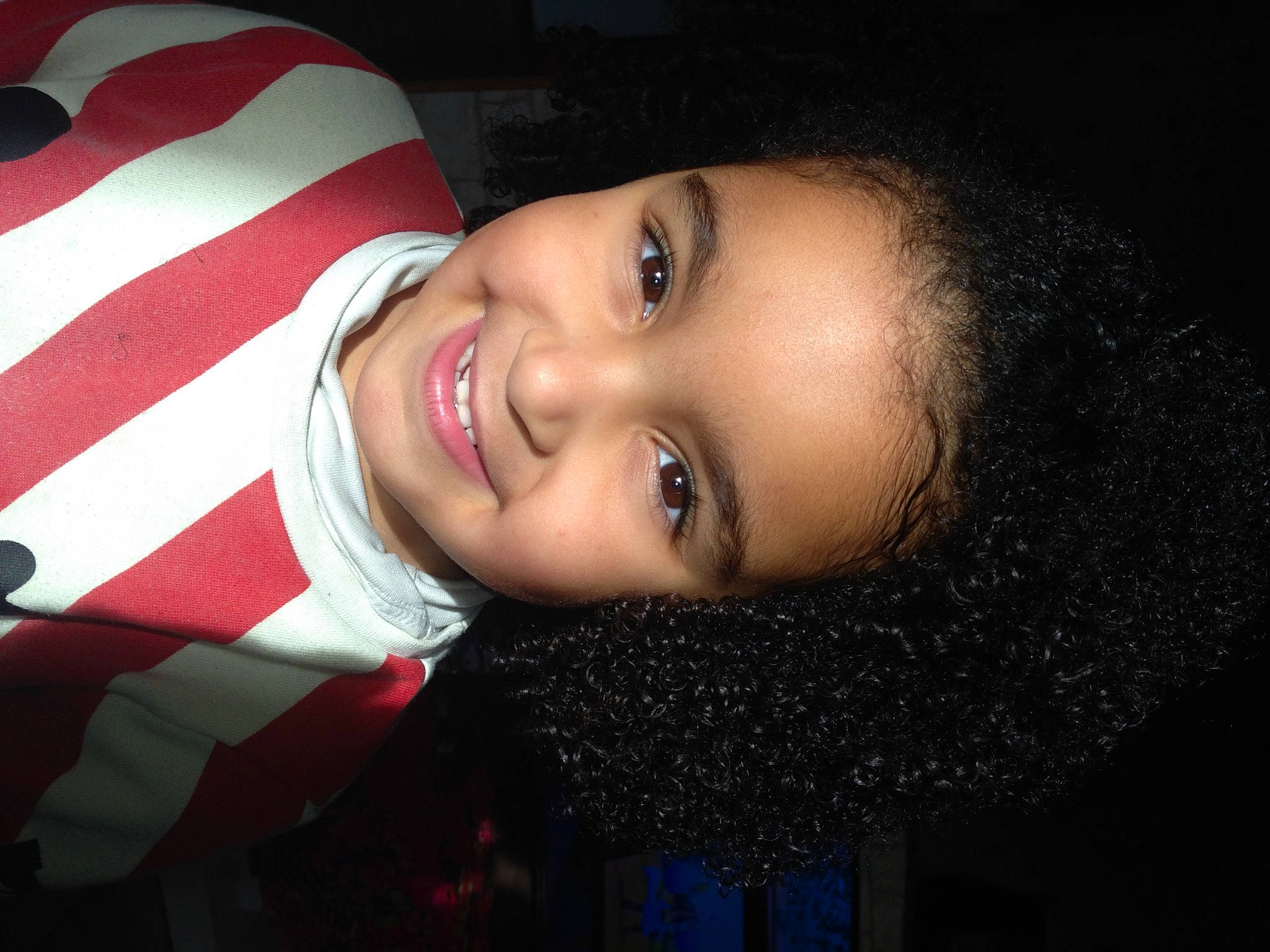 Shayna participe au concours pour gagner de l'argent avec cette photo : black_hair, cheek, child, cool, darkness, eyebrow, eyelash, flash_photography, fun, happy, human_body, iris, joy, lip, mouth, neck, nose, person, skin, smile