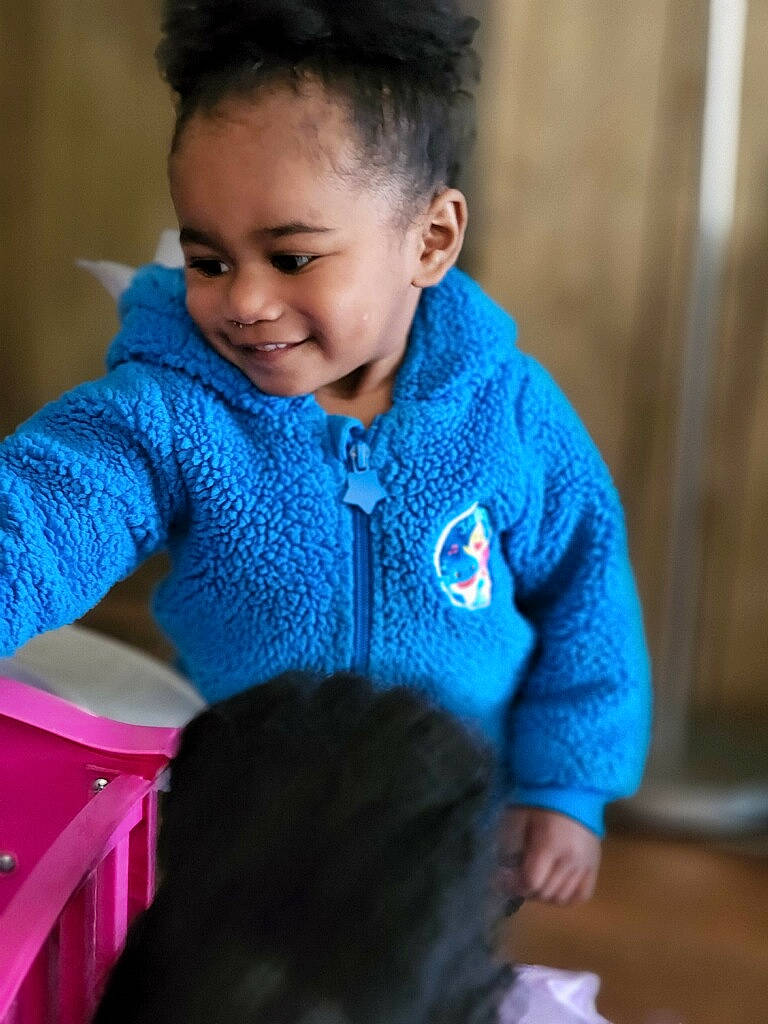 Jazlynn is registered to the contest to win money with this photo: azure, chin, cool, eye, face, facial_expression, hair, hairstyle, happy, head, human_body, iris, jacket, joy, neck, outerwear, person, shoulder, skin, sleeve