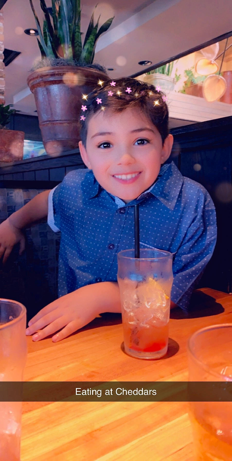 Dominic joined the competition — help win amazing prizes! child, cocktail, drink, joy, juice, mai_tai, non_alcoholic_beverage, person, punch