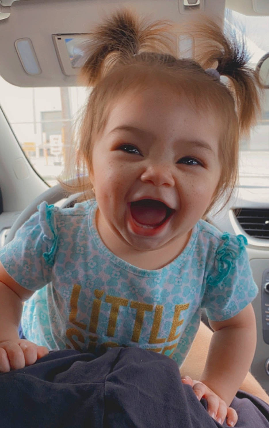 Zara joined the competition — help win amazing prizes! baby, cheek, child, chin, ear, face, facial_expression, forehead, fun, gesture, hair, happy, head, laugh, mouth, nose, person, skin, smile, toddler