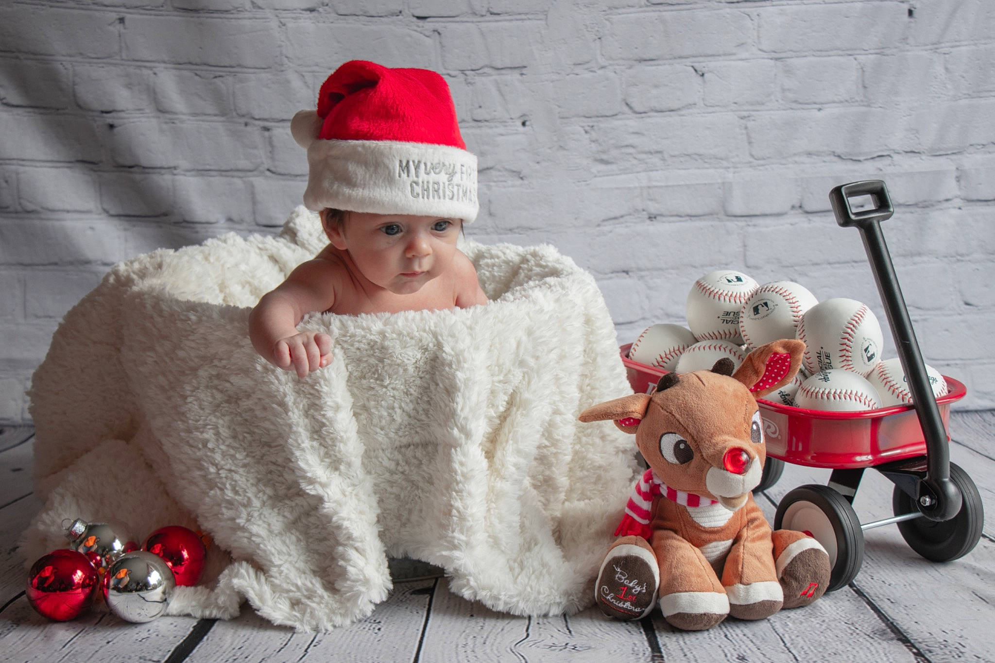 Joey joined the competition — help win amazing prizes! baby, baby_products, baby_toddler_clothing, baby_toys, beanie, bonnet, costume, costume_accessory, costume_hat, fictional_character, fur, headgear, headwear, knit_cap, person, plush, stuffed_toy, toy, wool, woolen