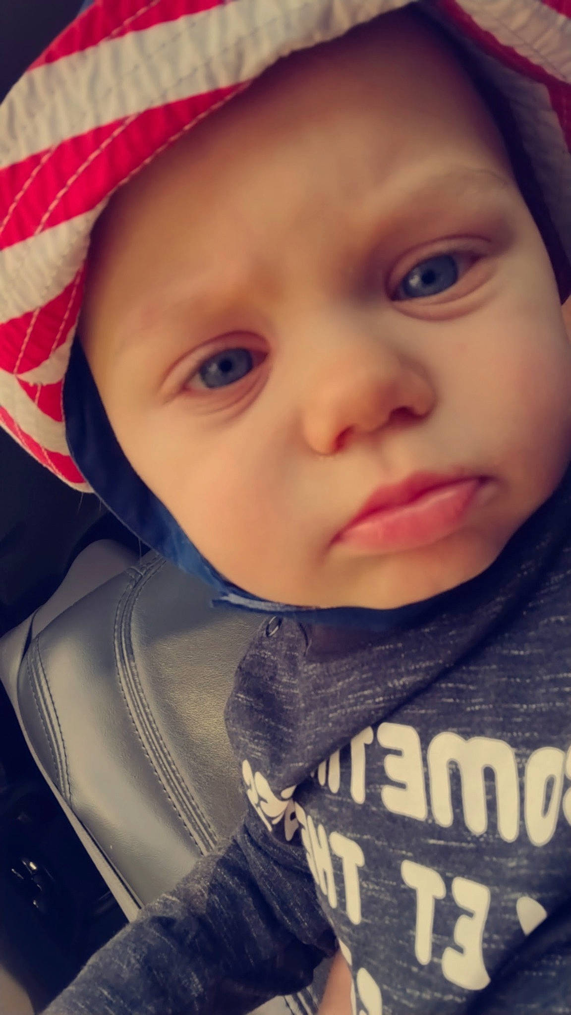 Coleson joined the competition — help win amazing prizes! baby, cap, cheek, chin, cool, eyebrow, eyelash, facial_expression, forehead, fun, hairstyle, happy, headgear, headwear, iris, lip, mouth, nose, outerwear, person