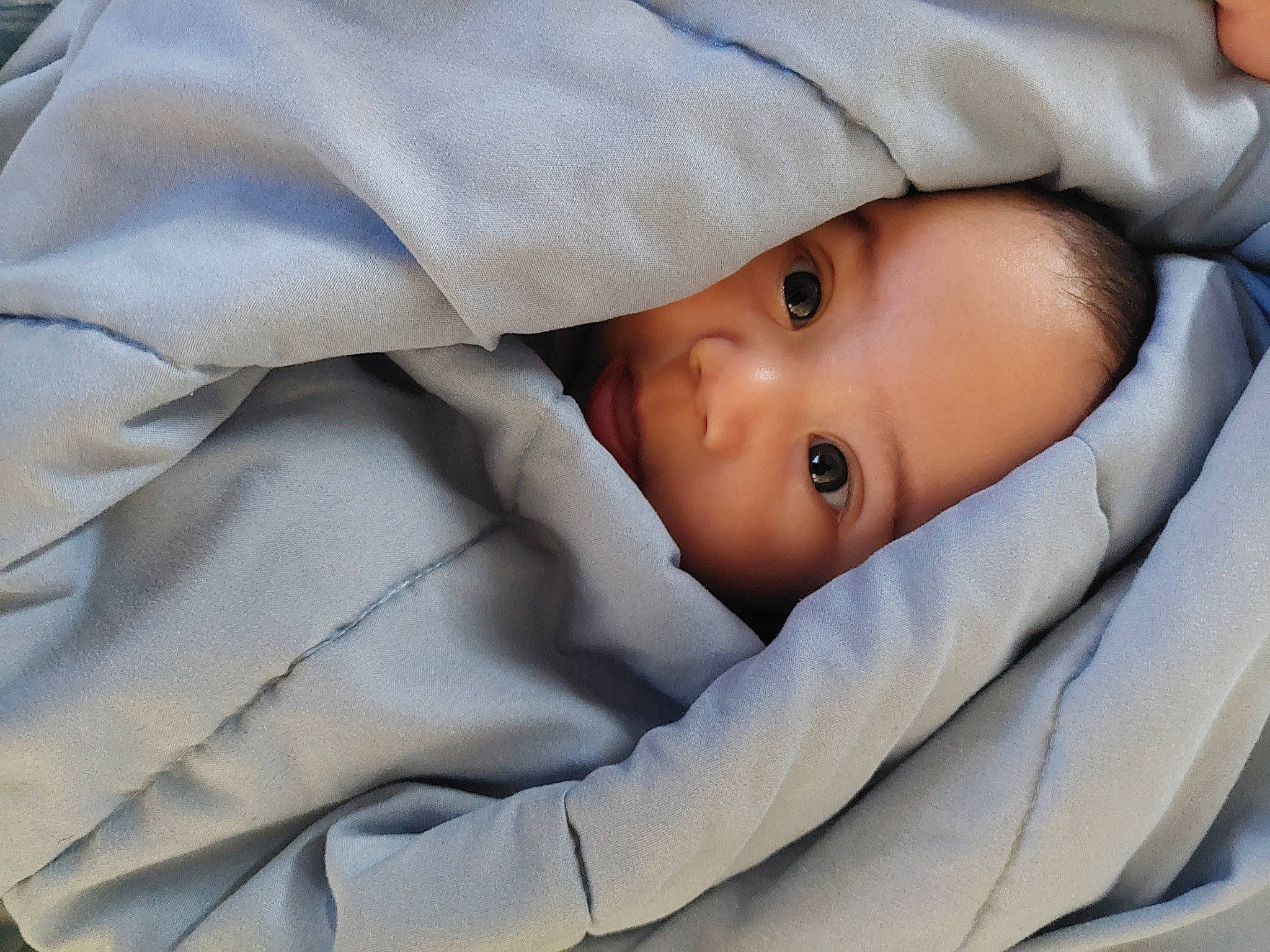 Evan joined the competition — help win amazing prizes! baby, baby_products, baby_toddler_clothing, child, comfort, eye, eyelash, linens, outerwear, person, portrait_photography, sleeve, toddler