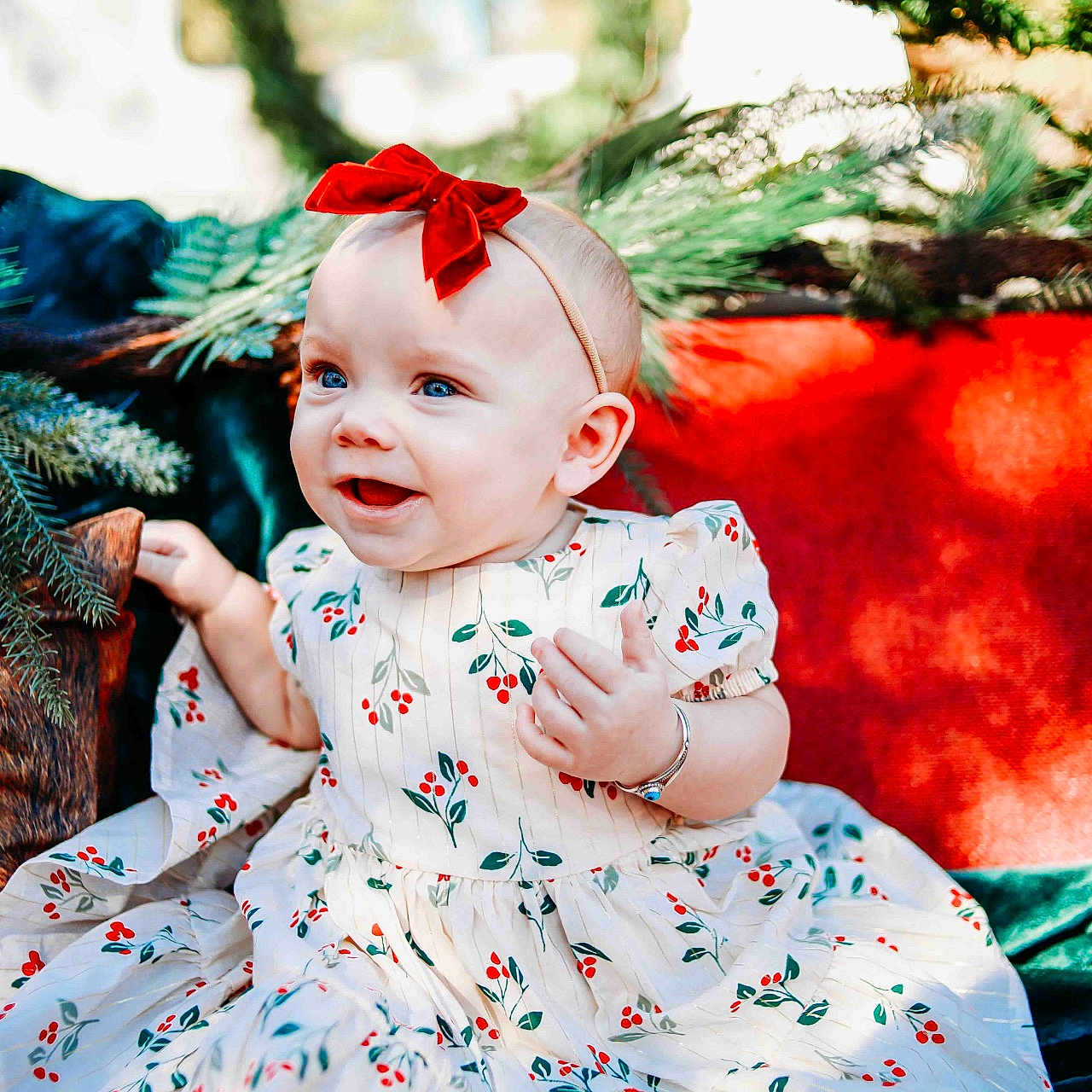 Kopelyn joined the competition — help win amazing prizes! accessories, baby, babylaughing, clothing, conifer, dress, face, festival, food, fruit, happy, head, laughing, leaf, person, photography, plant, portrait, smile, tree