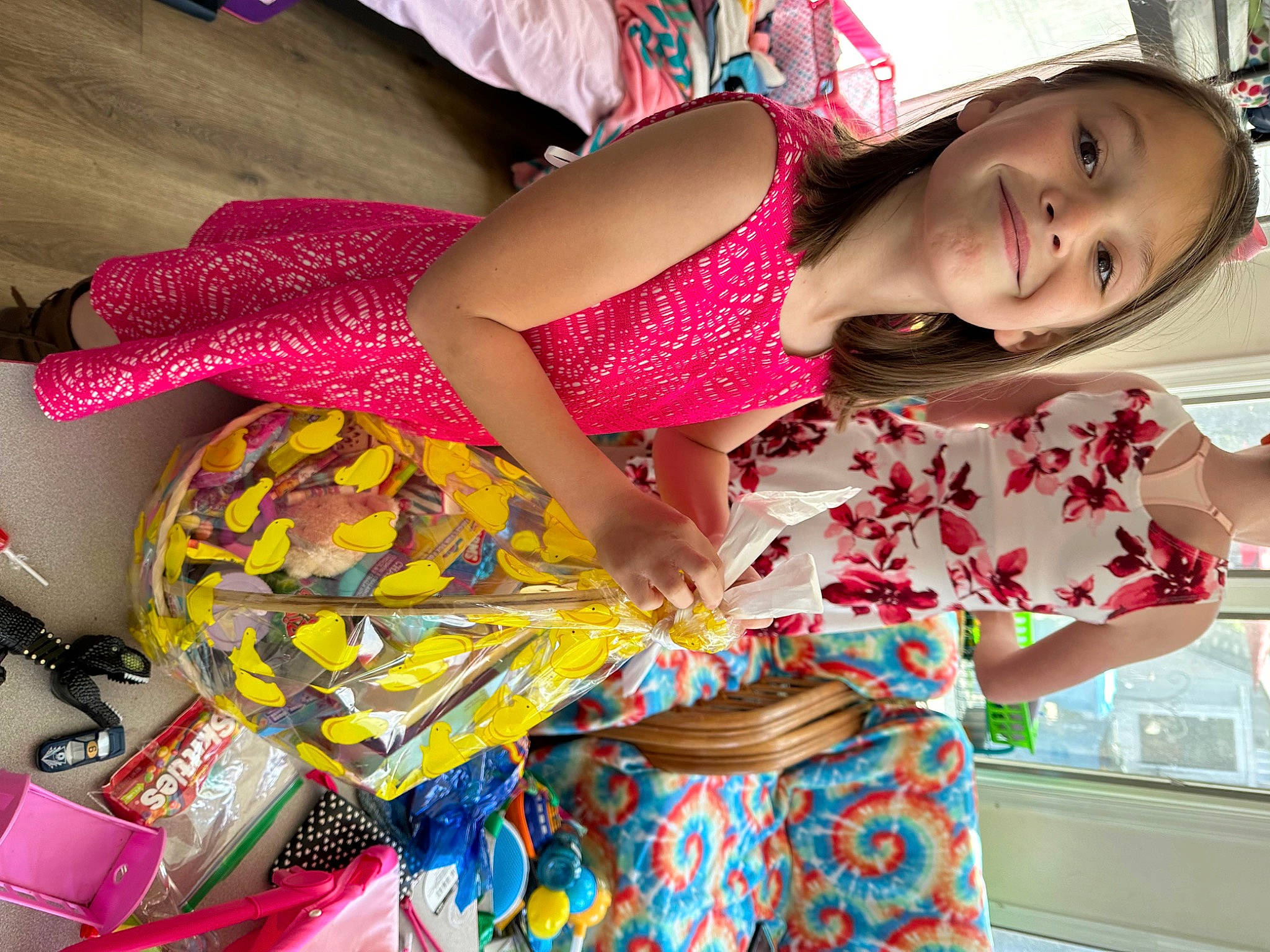 Miley joined the competition — help win amazing prizes! beauty, black_hair, day_dress, dress, fashion, fun, happy, hat, human_leg, joy, leg, leisure, magenta, pattern, person, pink, sandal, sleeve, smile, textile