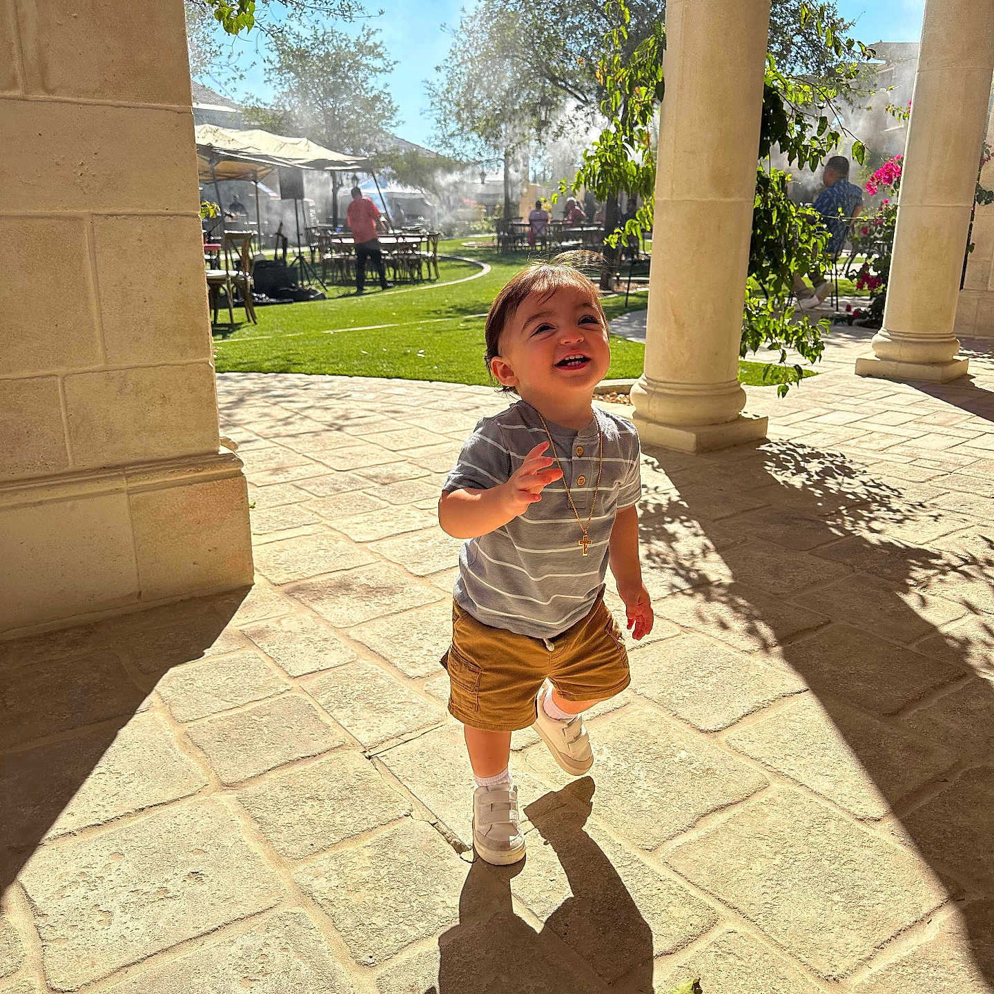 Enzo joined the competition — help win amazing prizes! architecture, building, city, clothing, face, flagstone, grass, head, outdoors, path, person, photography, portrait, road, shelter, shorts, street, summer, urban, walkway