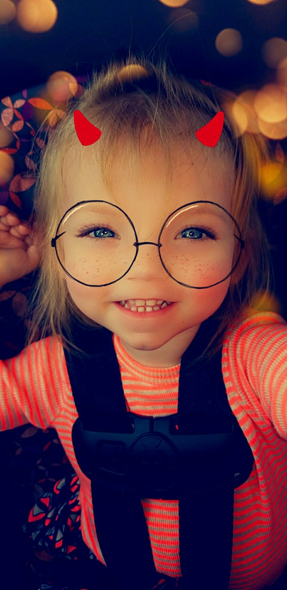 Loretta joined the competition — help win amazing prizes! blond, cheek, child, chin, cool, eye, eyebrow, eyewear, face, forehead, glasses, hair, hairstyle, head, joy, lip, nose, person, red, skin