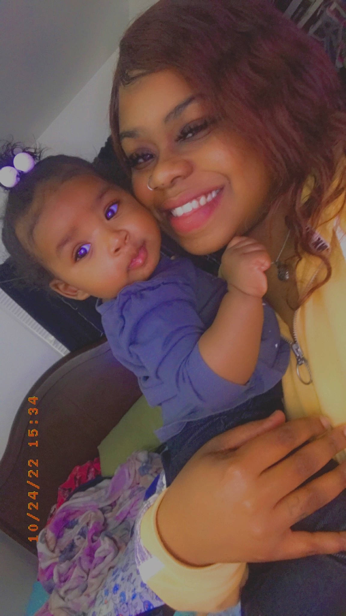 Jermani joined the competition — help win amazing prizes! arm, cheek, eye, eyebrow, face, facial_expression, hairstyle, hand, happy, head, human_body, joy, lip, mouth, muscle, nose, organ, person, purple, shoulder