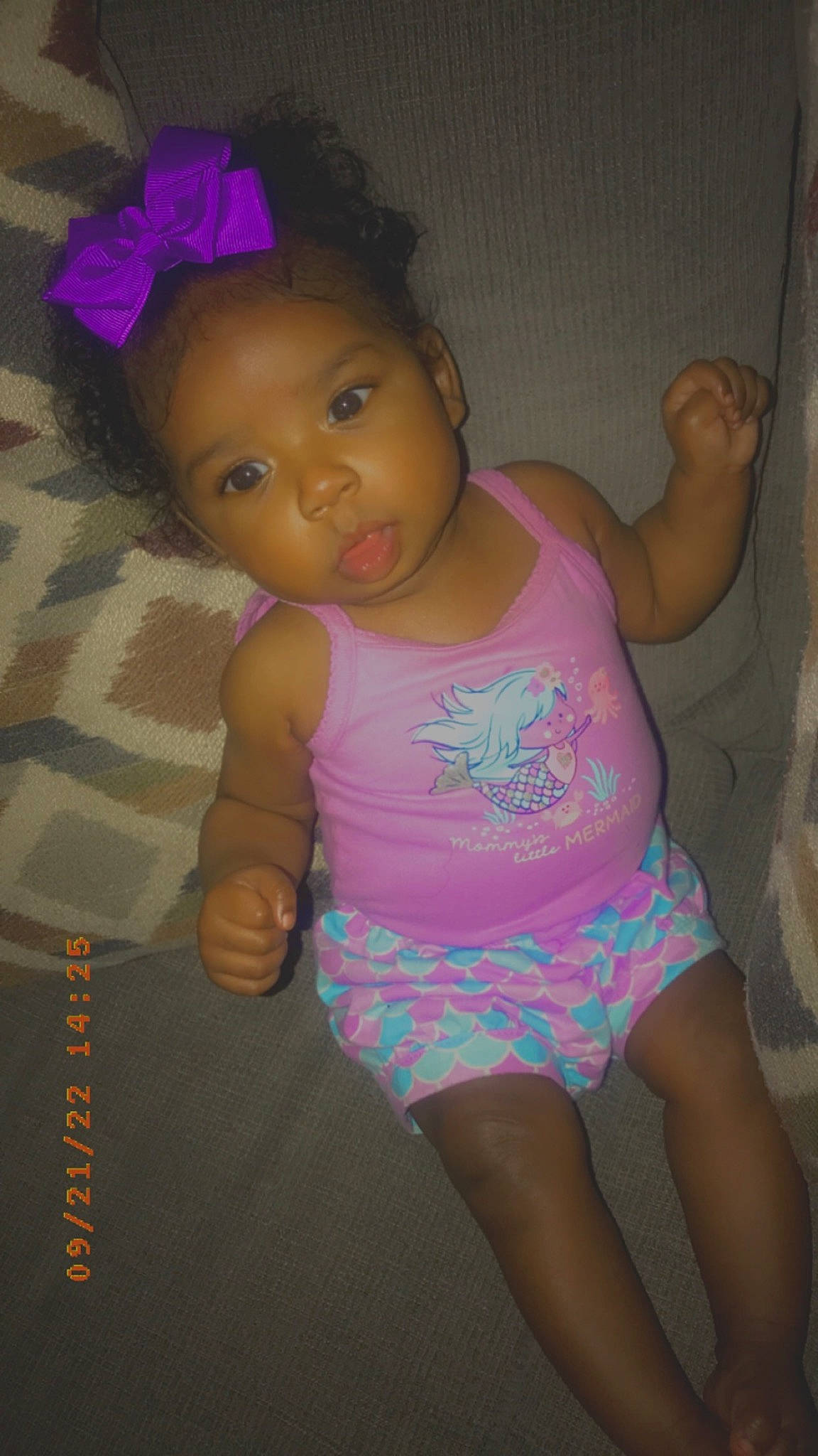 Jermani joined the competition — help win amazing prizes! arm, baby_toddler_clothing, cheek, eye, finger, hair, head, human_body, iris, joint, leg, lip, mouth, nose, organ, person, pink, purple, skin, sleeve