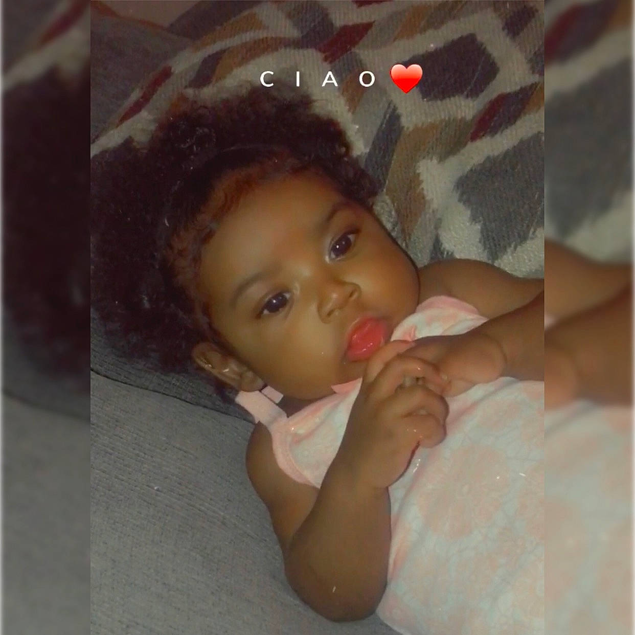 Jermani is registered to the contest to win money with this photo: baby, cap, cheek, child, doll, eyelash, fashion_accessory, fun, happy, iris, lip, person, photo_caption, portrait_photography, room, toddler