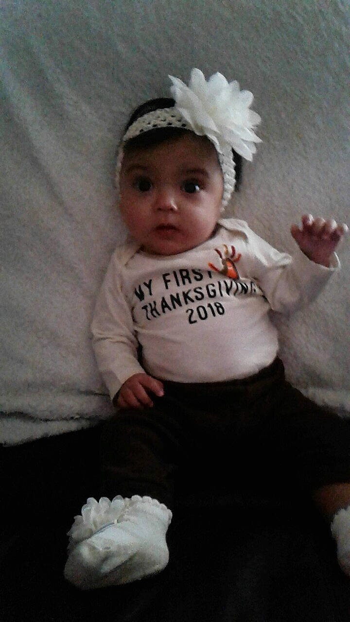 Catalina joined the competition — help win amazing prizes! child, fashion_accessory, fun, girl, hair_accessory, head, headgear, headpiece, infant, material, person, product, surprise, textile, toddler, white