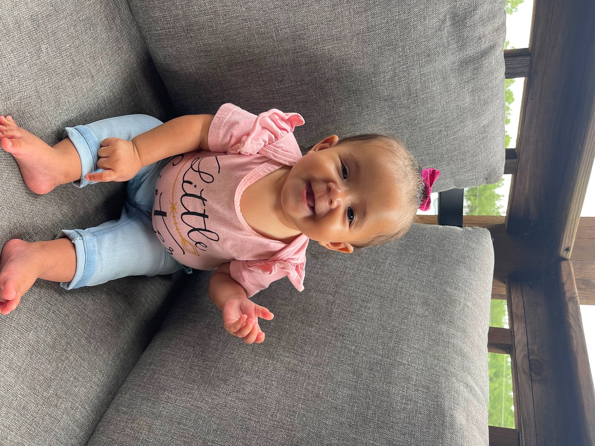 Calliope joined the competition — help win amazing prizes! baby, baby_carriage, baby_products, baby_toddler_clothing, child, comfort, eye, finger, foot, grass, human_body, human_leg, joy, knee, lap, leg, person, skin, smile, thigh