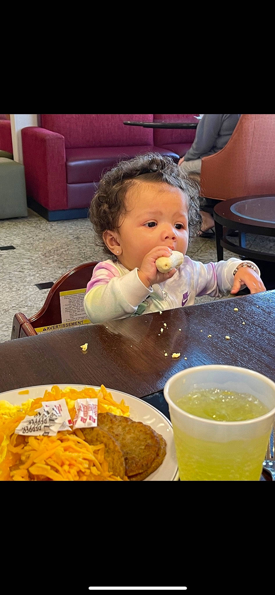 Annalia is registered to the contest to win money with this photo: baby, bowl, breakfast, chair, child, comfort_food, cooking, cuisine, dish, drinkware, food, ingredient, junk_food, person, plate, serveware, sharing, table, tableware, toddler