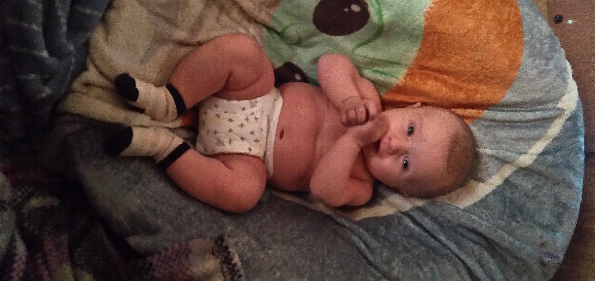 Holtyn is registered to the contest to win money with this photo: abdomen, baby, baby_products, baby_sleeping, bedtime, cheek, chest, comfort, foot, human_body, human_leg, leg, linens, mouth, person, skin, stomach, thigh, toddler, trunk