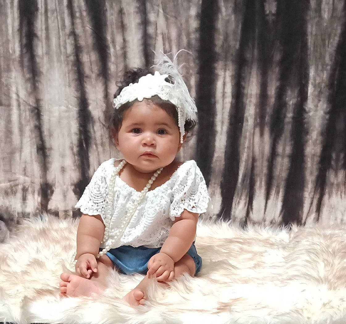 Alinta joined the competition — help win amazing prizes! baby, baby_toddler_clothing, child, child_model, clothing, costume, costume_accessory, fashion_accessory, hair_accessory, headband, headgear, headpiece, person, photograph, photography, portrait, portrait_photography, sitting, smile, toddler